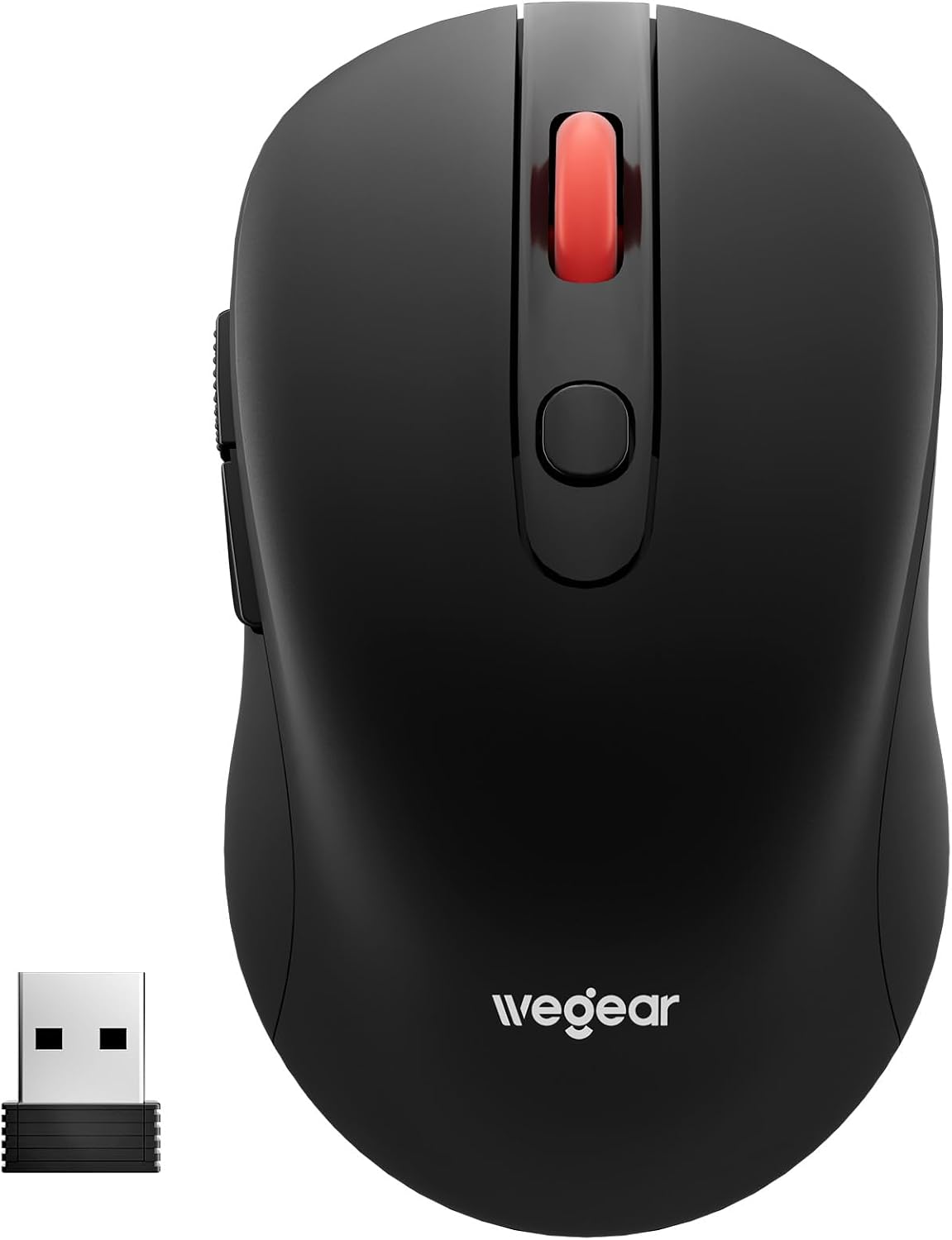 MOUSE INALÁMBRICO USB WEGEAR MW16 NEGRO - 1