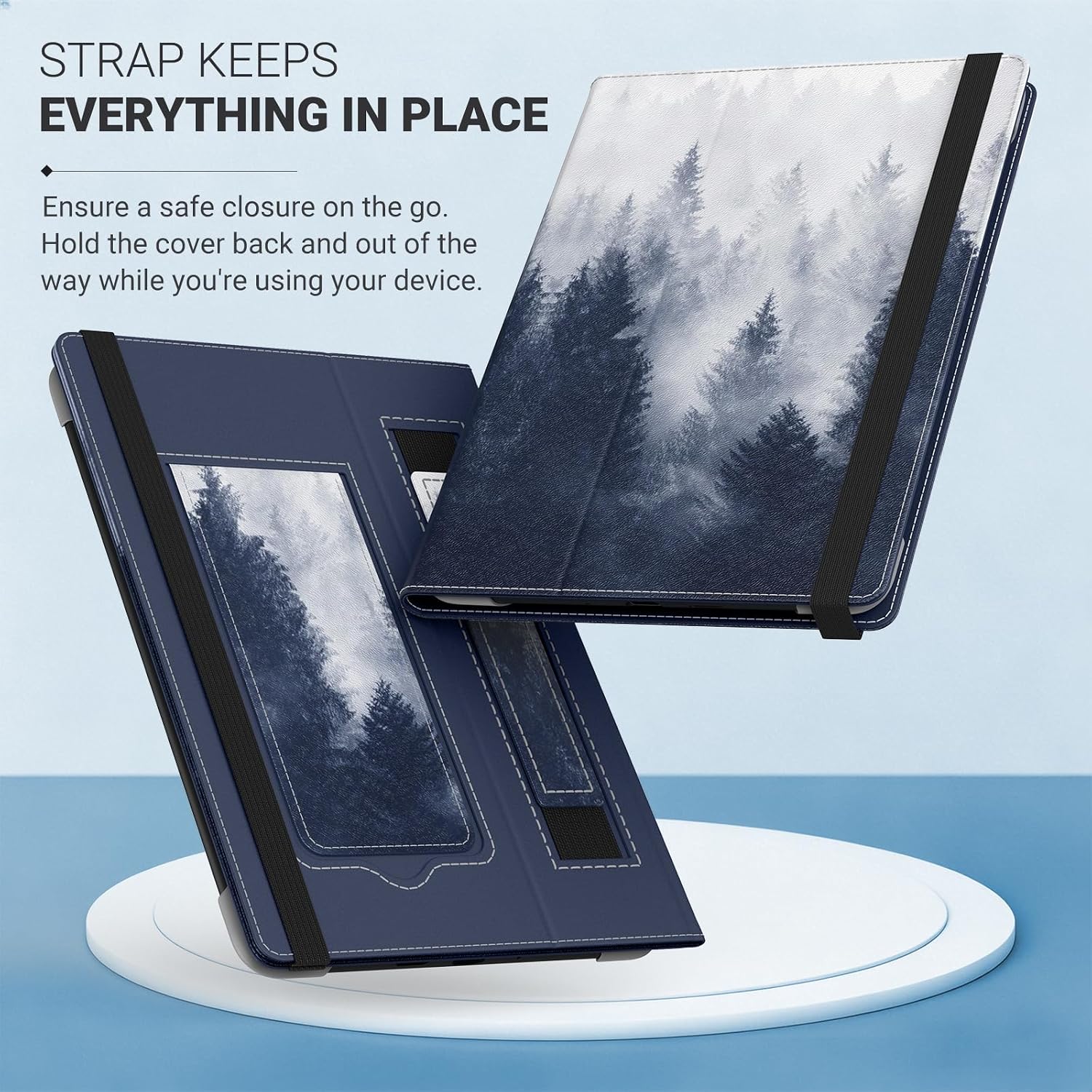 FUNDA UNIVERSAL PARA TABLETS Y EREADERS MOKO 6.8-7 PULGADAS GRIS BOSQUE - 4