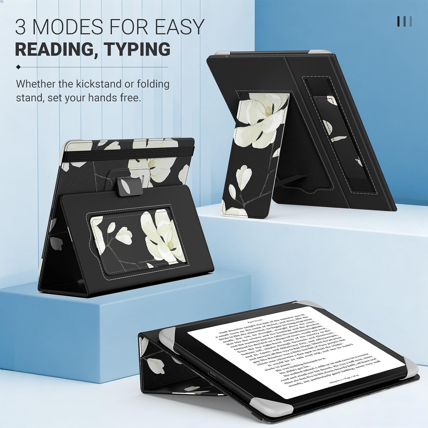 FUNDA UNIVERSAL MOKO PARA EREADERS Y TABLETS 6.8-7 PULGADAS MAGNOLIA - 5