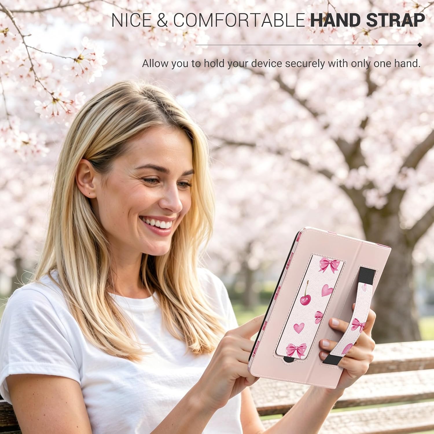 FUNDA UNIVERSAL PARA TABLETS Y EREADERS 6 PULGADAS MOKO CHERRY BOW - 4