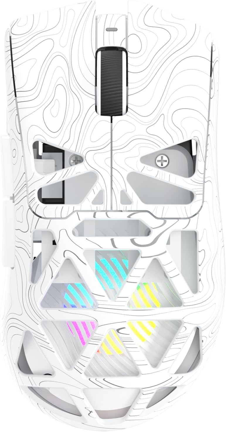 MOUSE GAMER STRIKONX AULA SC620 INALÁMBRICO TRI-MODO 12000 DPI BLANCO - 1