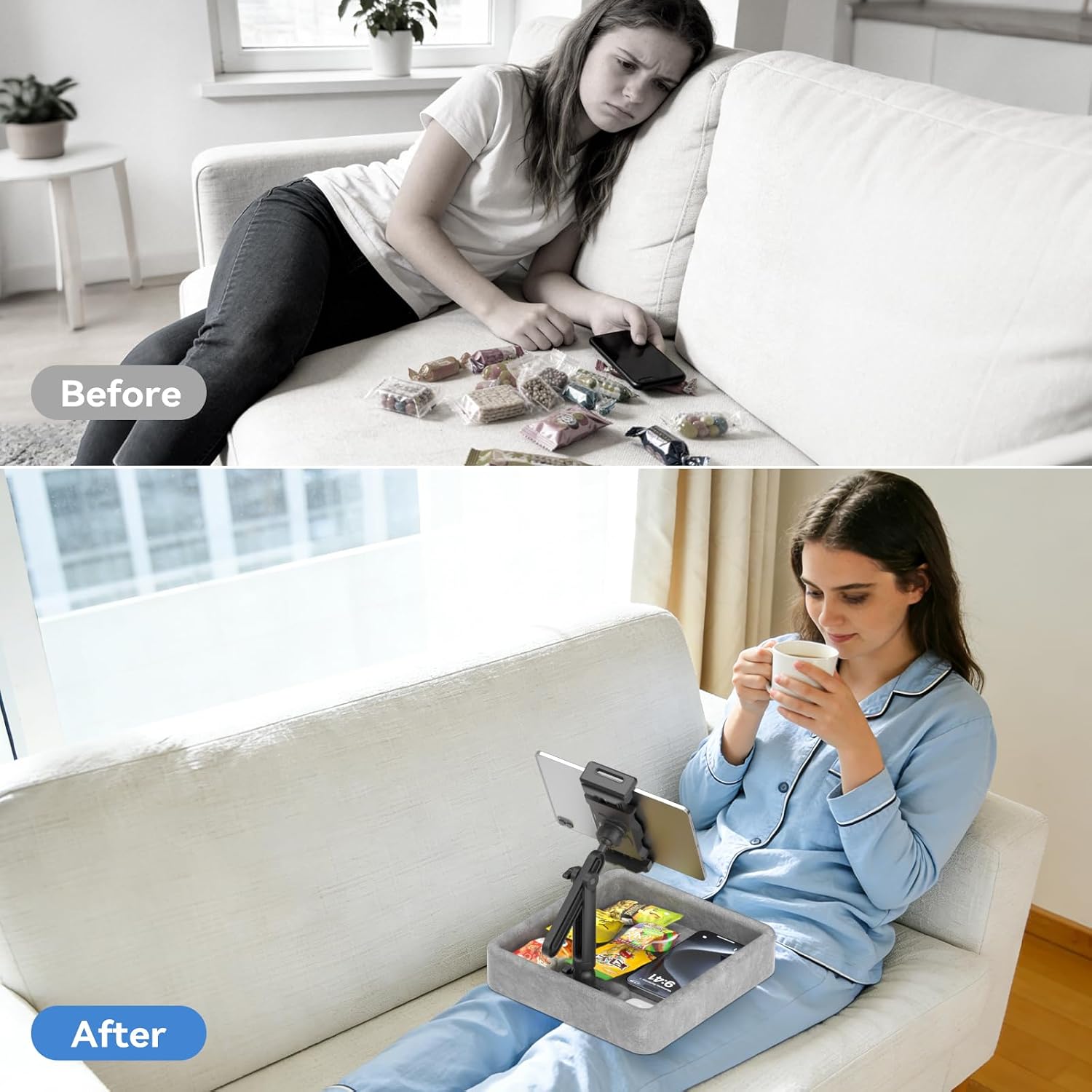 SOPORTE PARA TABLET KDD TABLET PILLOW STAND AJUSTABLE MULTIÁNGULO PARA CAMA Y ESCRITORIO - 3