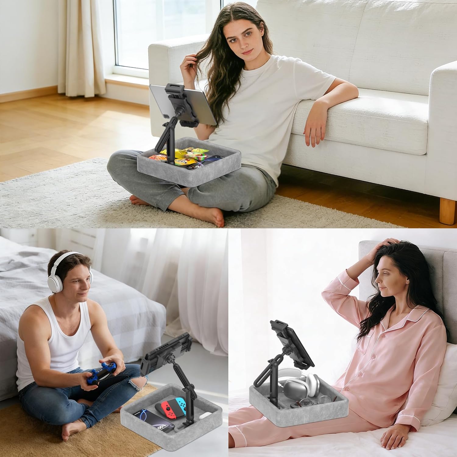 SOPORTE PARA TABLET KDD TABLET PILLOW STAND AJUSTABLE MULTIÁNGULO PARA CAMA Y ESCRITORIO - 4