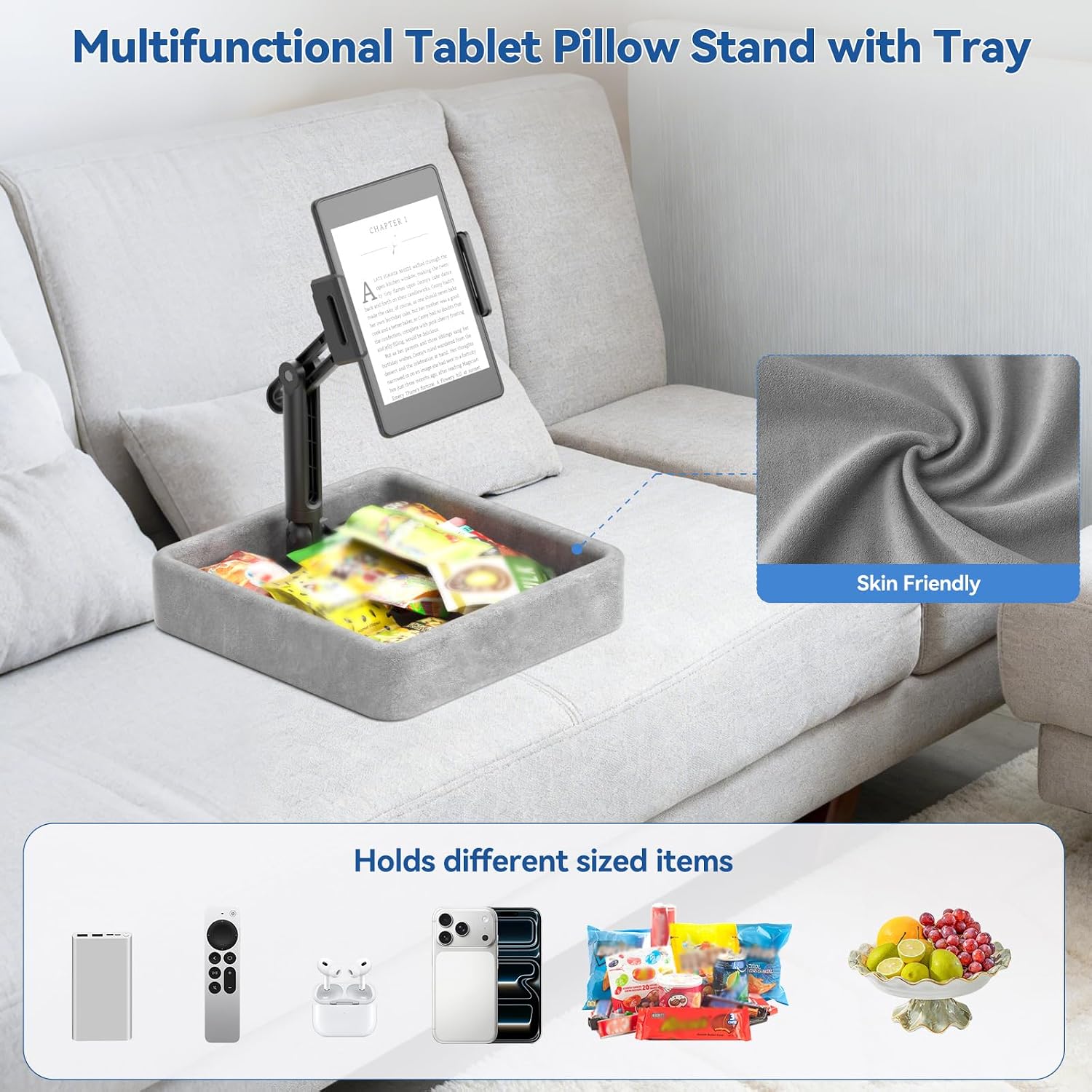SOPORTE PARA TABLET KDD TABLET PILLOW STAND AJUSTABLE MULTIÁNGULO PARA CAMA Y ESCRITORIO - 5