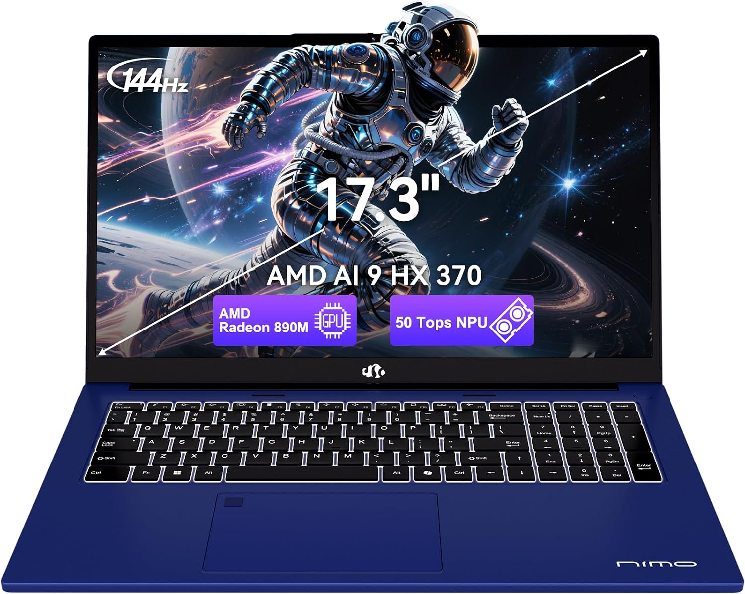 LAPTOP NIMO 17.3 AI COPILOT+ RYZEN 9 HX 370 32GB DDR5 1TB SSD - 1