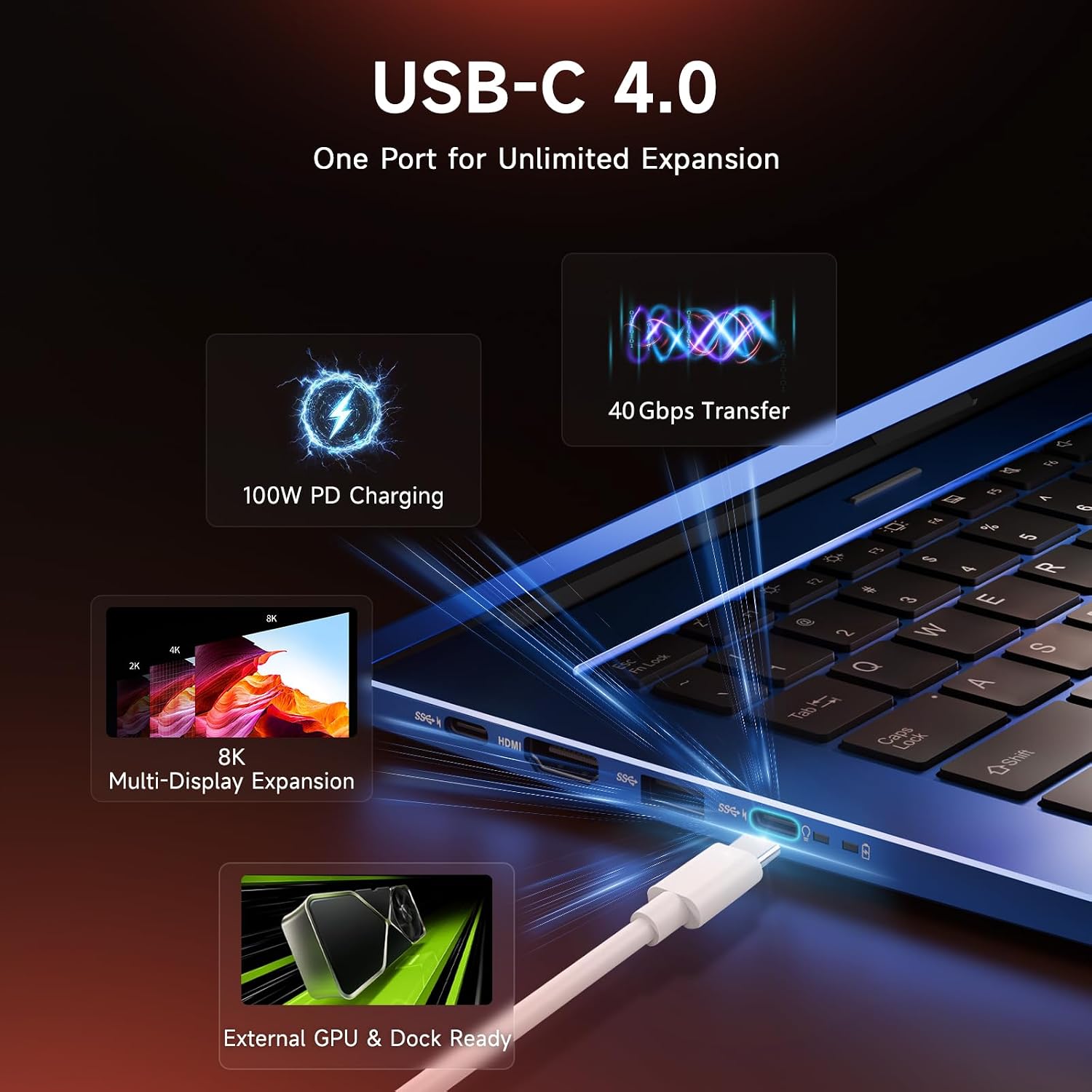 LAPTOP NIMO 17.3 AI COPILOT+ RYZEN 9 HX 370 32GB DDR5 1TB SSD - 4