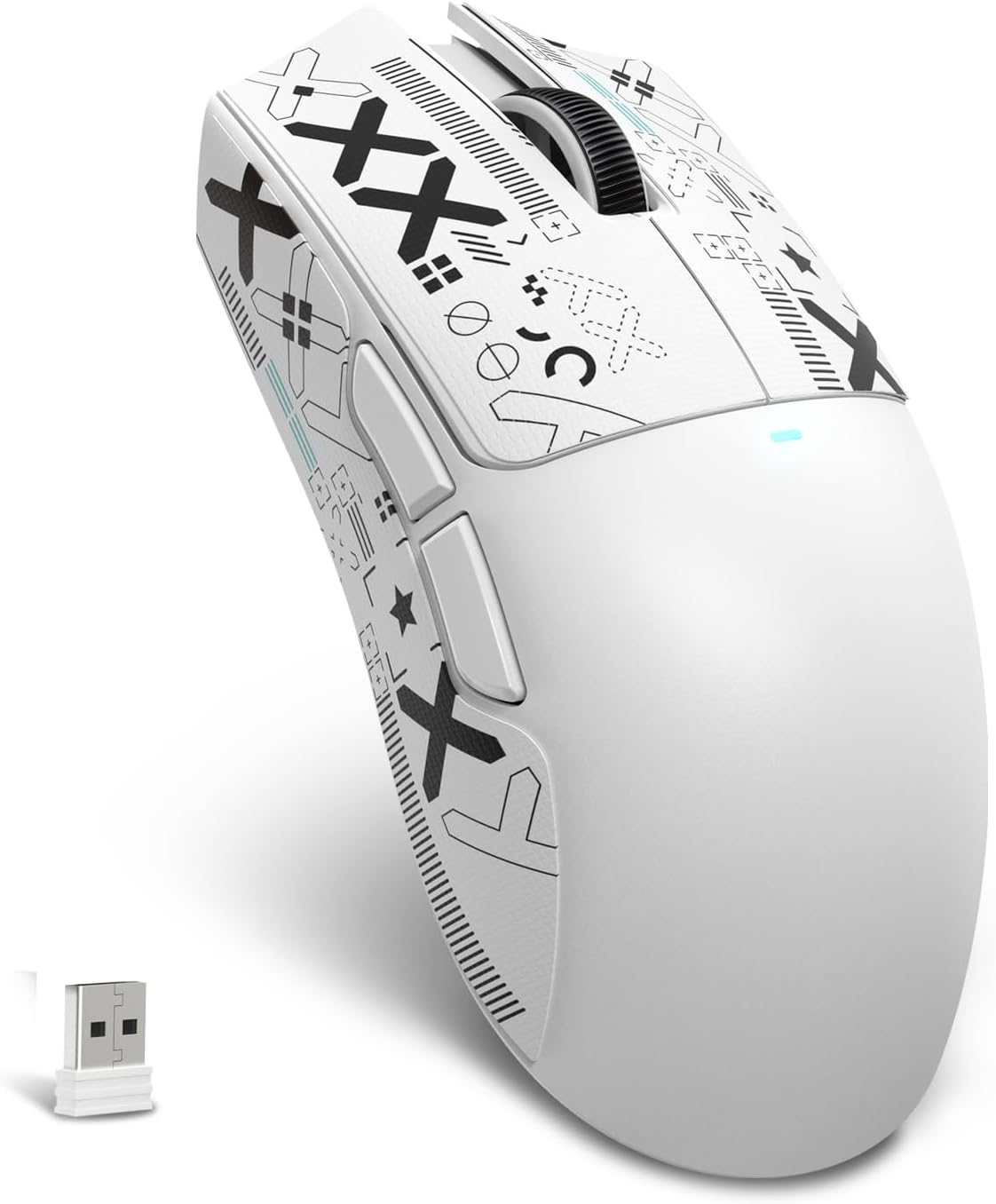 MOUSE GAMER ATTACK SHARK X11 SE ULTRA-LIGERO INALÁMBRICO BLANCO - 1