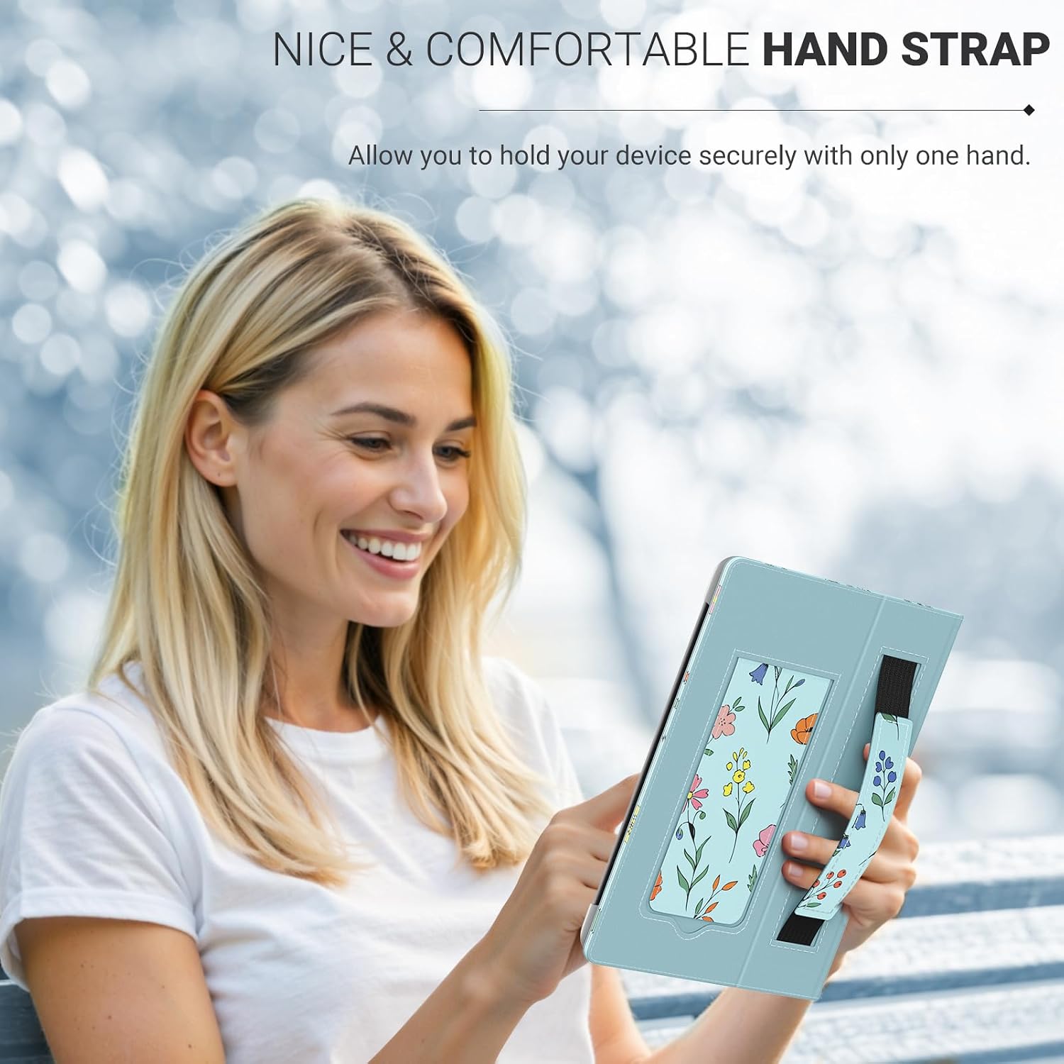 FUNDA UNIVERSAL PARA EREADERS Y TABLETS 6.8-7 PULGADAS MOKO AZUL - 2