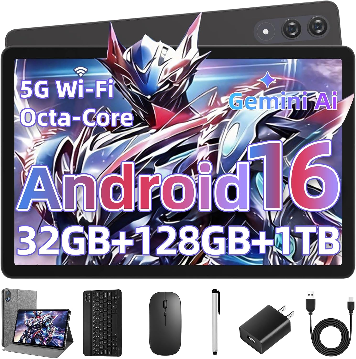 TABLET 11 PULGADAS UBDXBD ANDROID 16 CON TECLADO Y PROCESADOR OCTA CORE - 1
