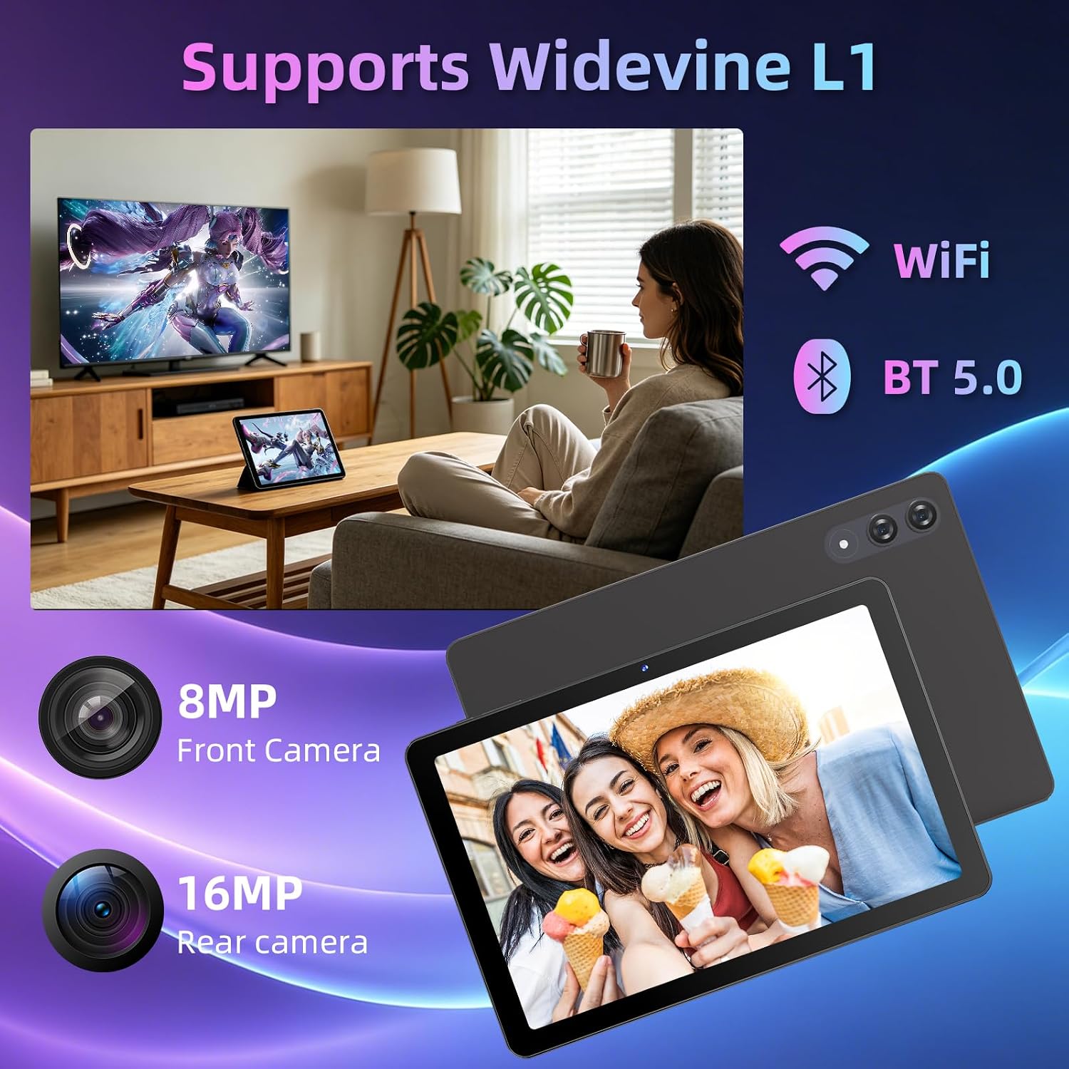 TABLET 11 PULGADAS UBDXBD ANDROID 16 CON TECLADO Y PROCESADOR OCTA CORE - 5