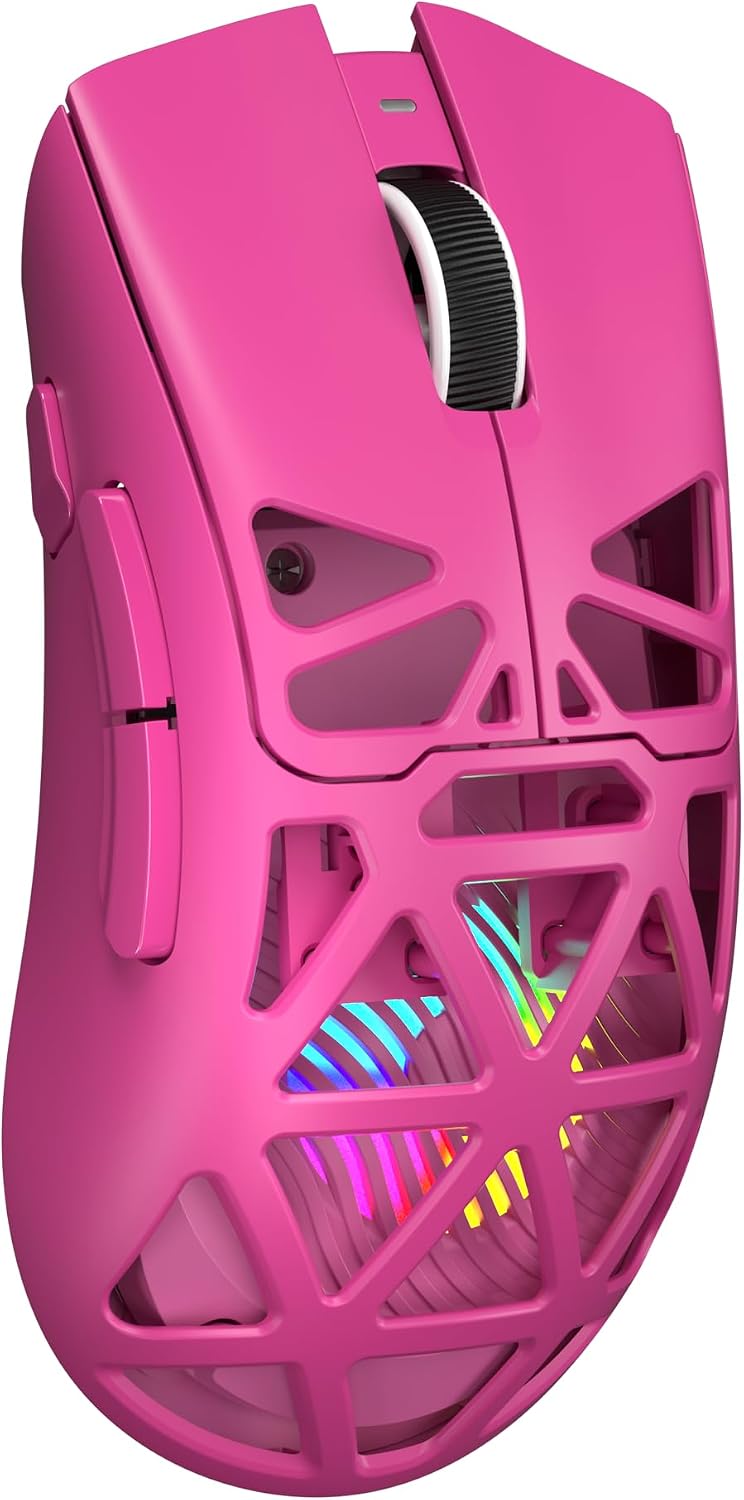 MOUSE GAMER STRIKONX AULA SC620 INALÁMBRICO 12000 DPI ROSA - 1