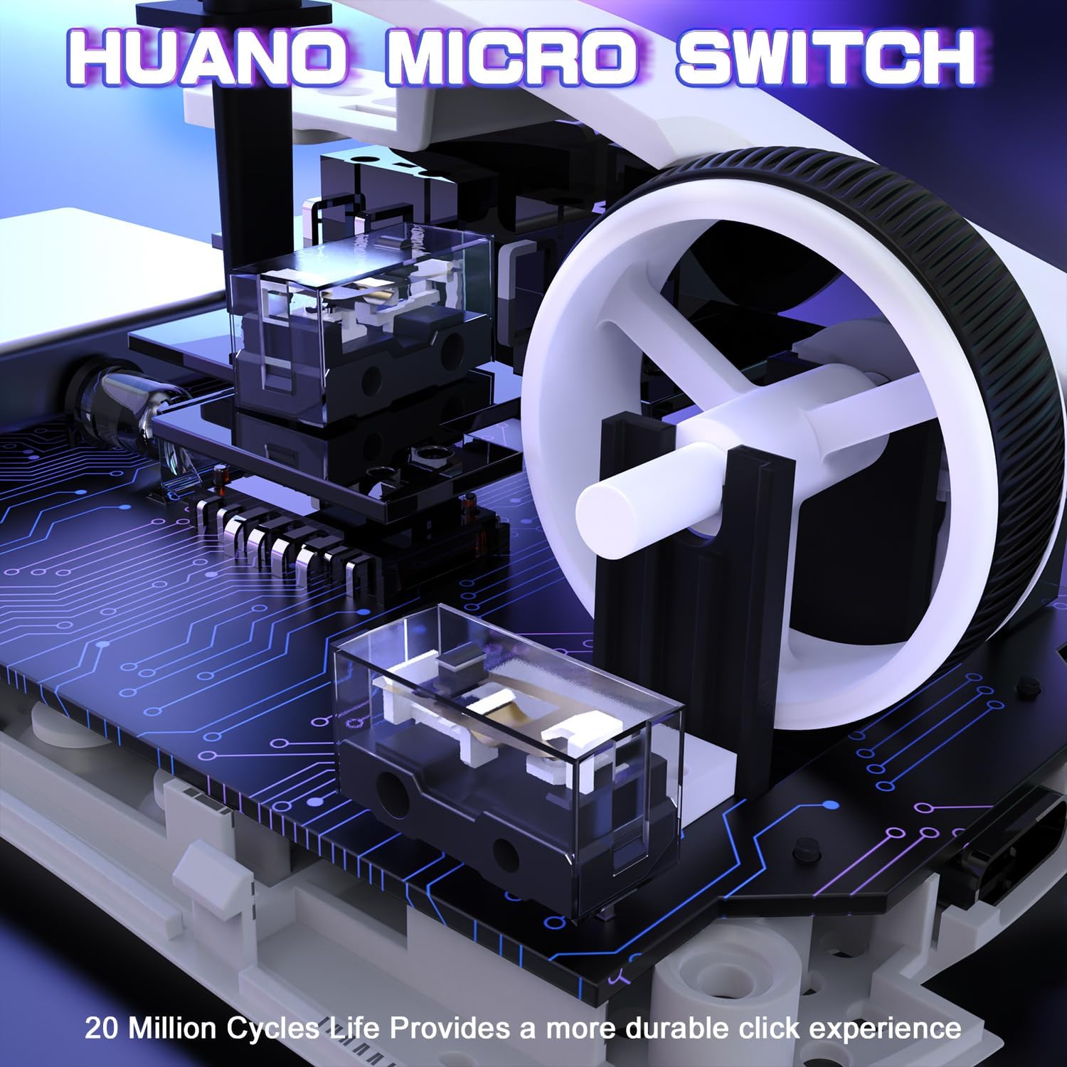 MOUSE GAMER ATTACK SHARK X11 SE ULTRA-LIGERO INALÁMBRICO BLANCO - 5