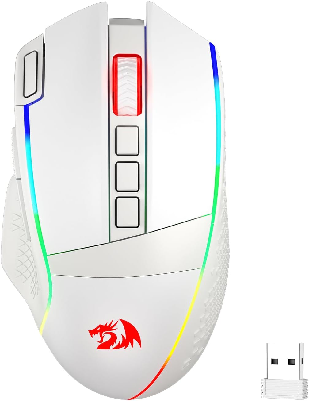 MOUSE GAMER REDRAGON M991 INALÁMBRICO RGB 26000 DPI 3 MODOS - 1