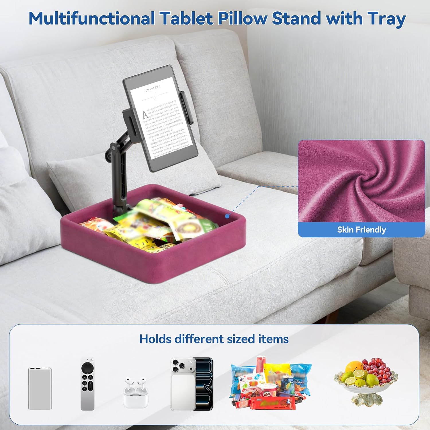 SOPORTE PARA TABLET KDD PILLOW STAND AJUSTABLE MULTIÁNGULO PARA CAMA Y ESCRITORIO - 4