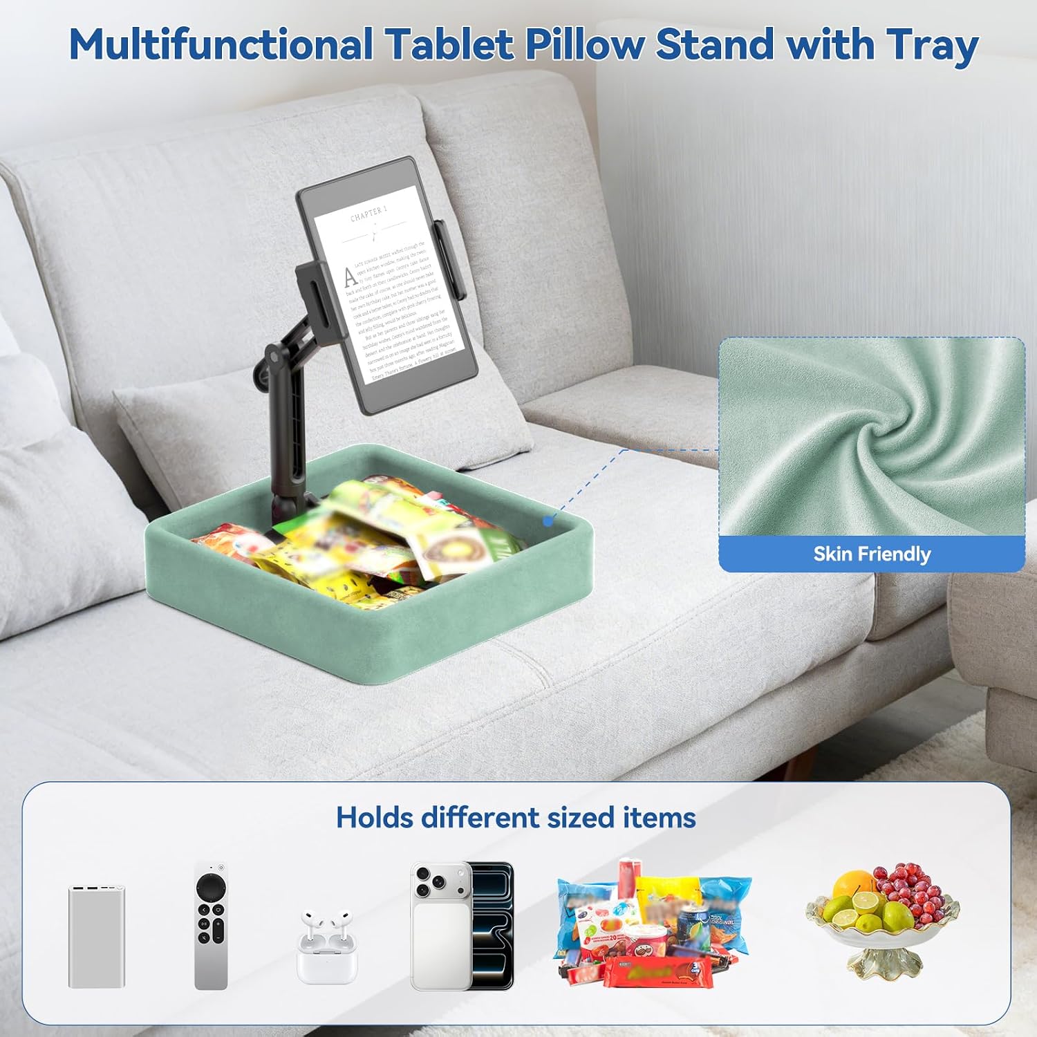 SOPORTE PARA TABLET KDD TABLET PILLOW STAND MULTIÁNGULO AJUSTABLE PARA CAMA Y ESCRITORIO - 5
