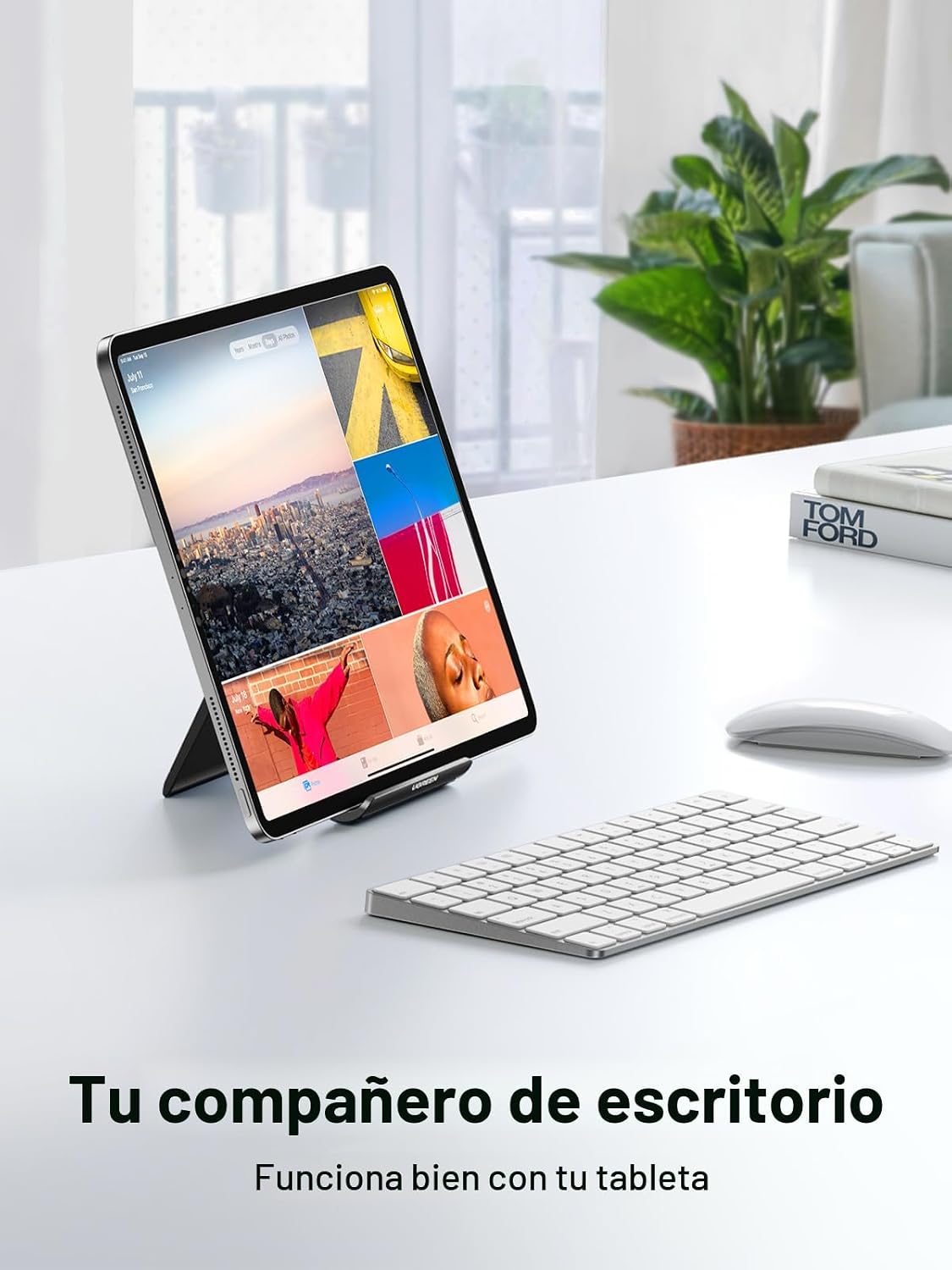 SOPORTE PARA TABLET UGREEN AJUSTABLE PORTÁTIL NEGRO - 3