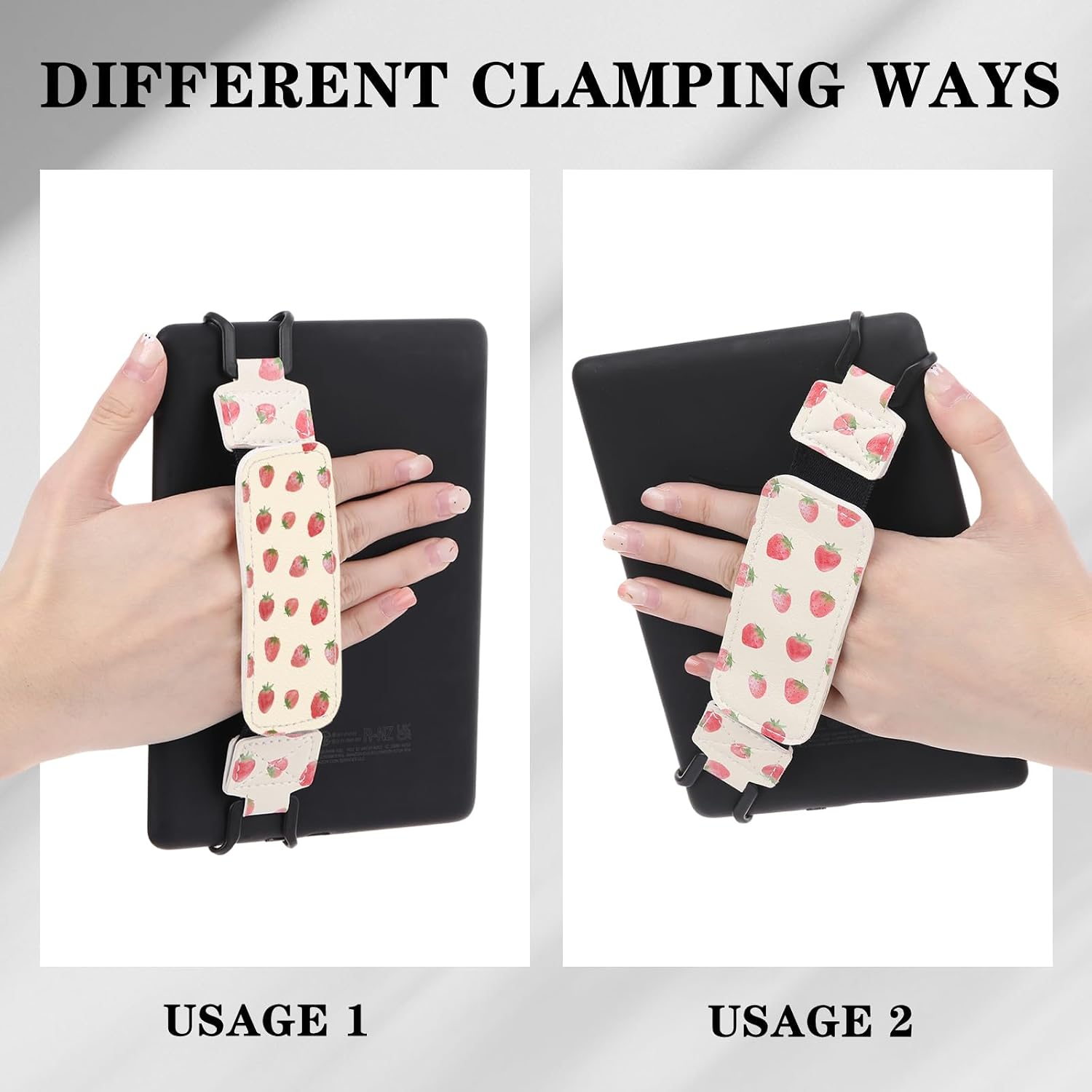 SOPORTE DE MANO PARA KINDLE BERIREXRION 6-7.5 PULGADAS CON DISEÑO FRESA - 2