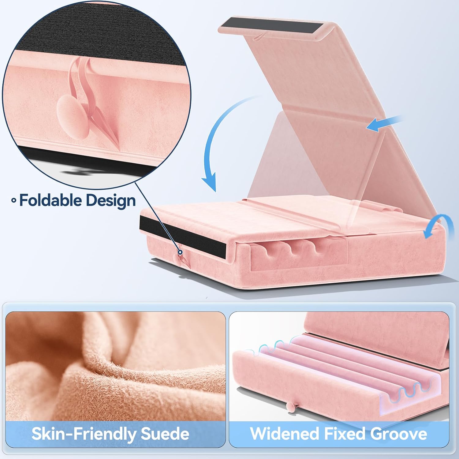 SOPORTE PARA TABLET KDD PILLOW HOLDER PLEGABLE PARA IPAD Y OTROS DISPOSITIVOS - 4