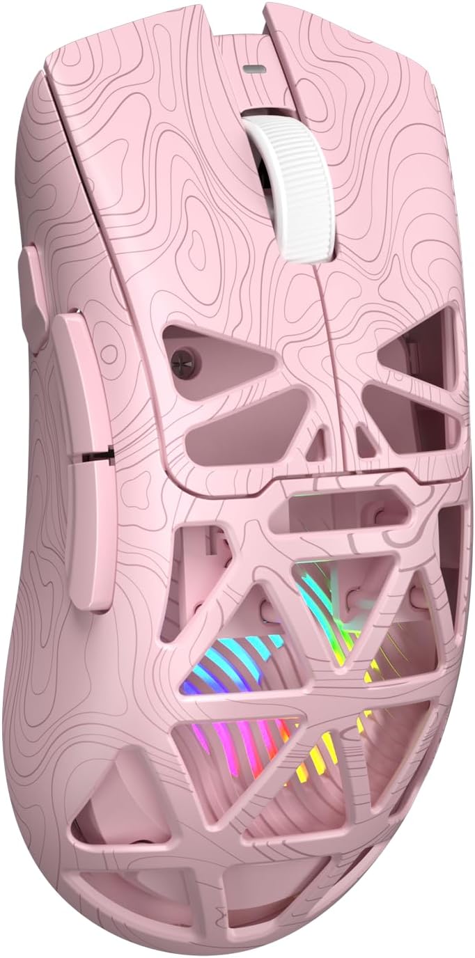 MOUSE GAMER STRIKONX AULA SC620 WIRELESS 12000 DPI ROSA - 1