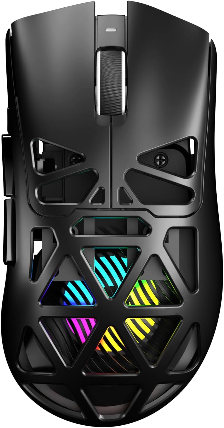 MOUSE GAMER STRIKONX AULA SC620 INALÁMBRICO TRI-MODE 12000 DPI RGB NEGRO - 1