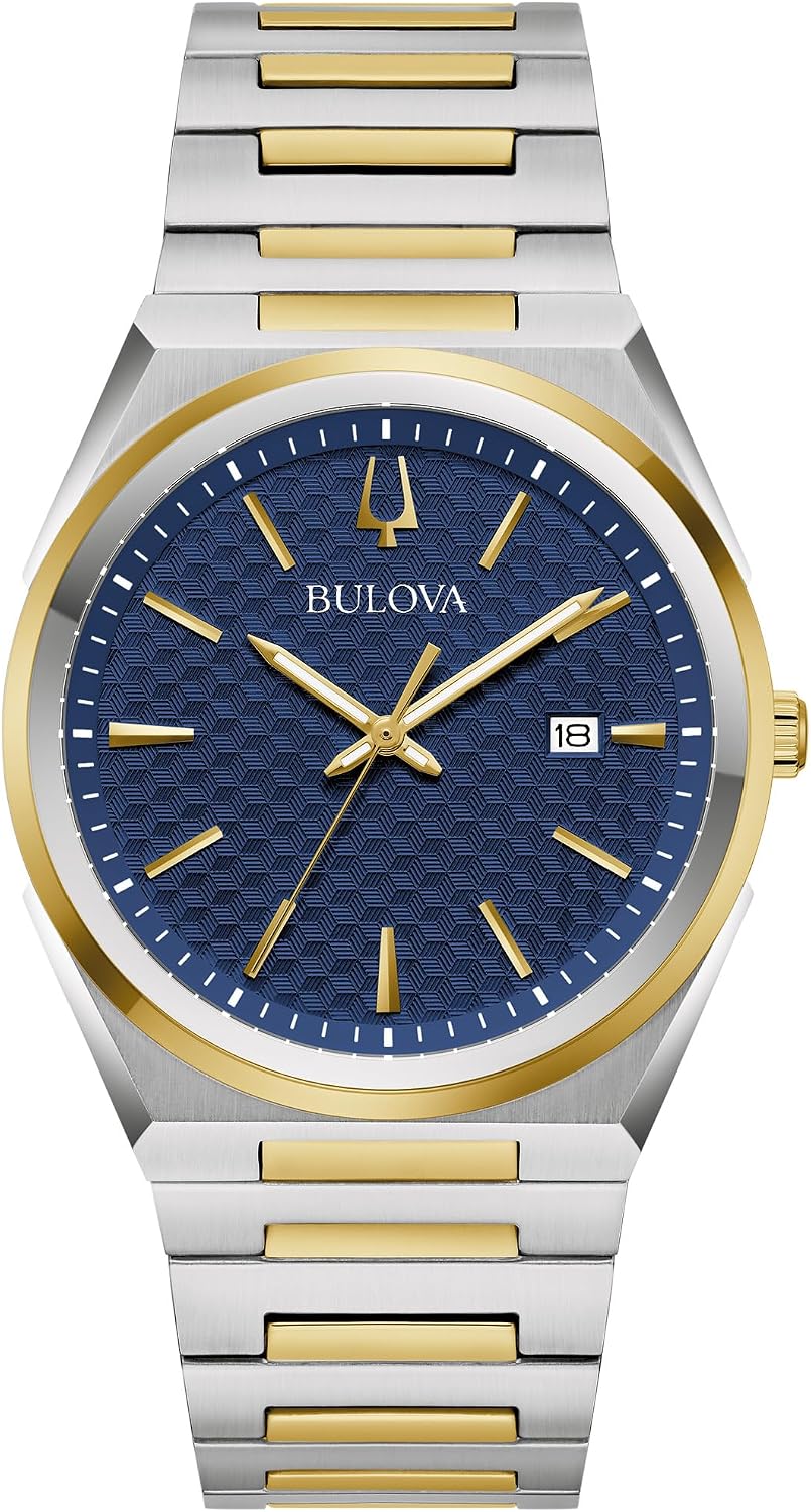 RELOJ DE PULSERA BULOVA CLASSIC QUARTZ DOS TONOS ACERO INOXIDABLE 39MM - 1
