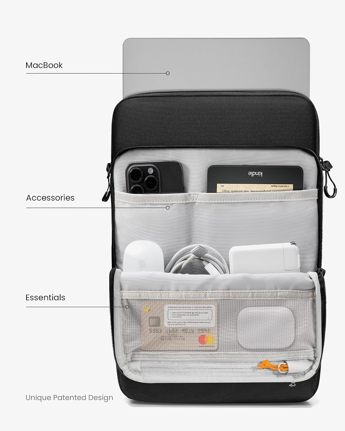 FUNDA PROTECTORA PARA LAPTOP TOMTOC DEFENDERACE-A03 PARA MACBOOK AIR 13 PULGADAS 2026 - 3