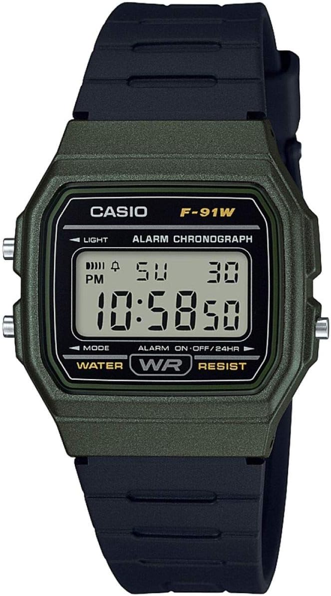 RELOJ CASIO UNISEX RESINA CON CRISTAL ACRÍLICO, FECHA, LUZ LED Y ALARMA - 2