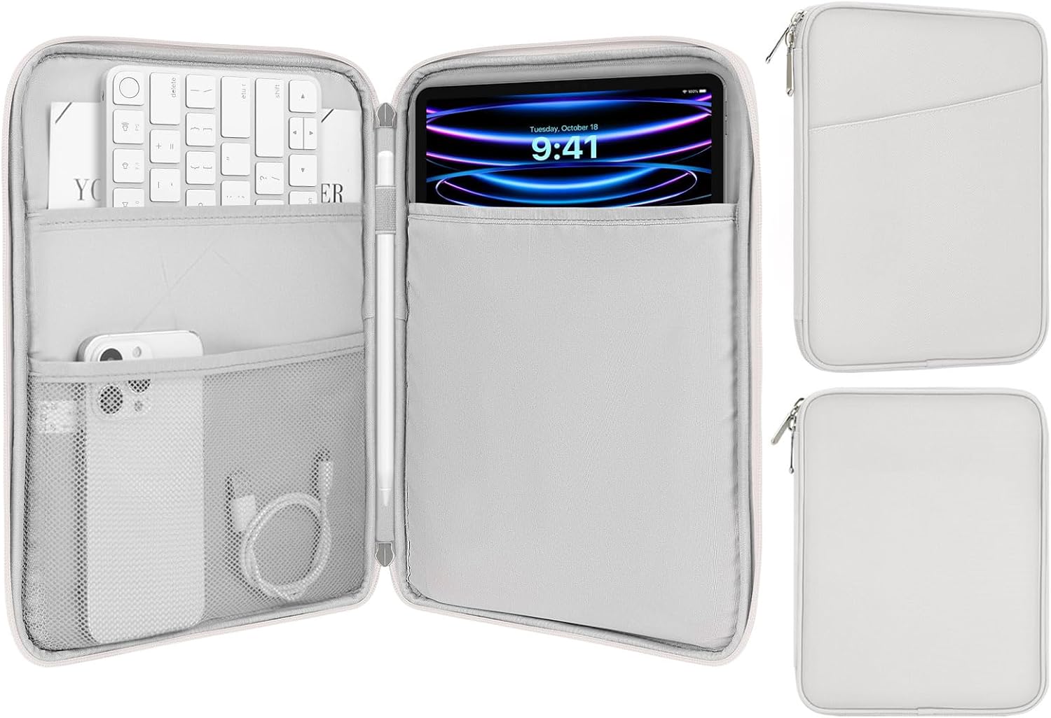 FUNDA PARA TABLET MOKO 9-11 PULGADAS CON BOLSILLO PARA ACCESORIOS - 1