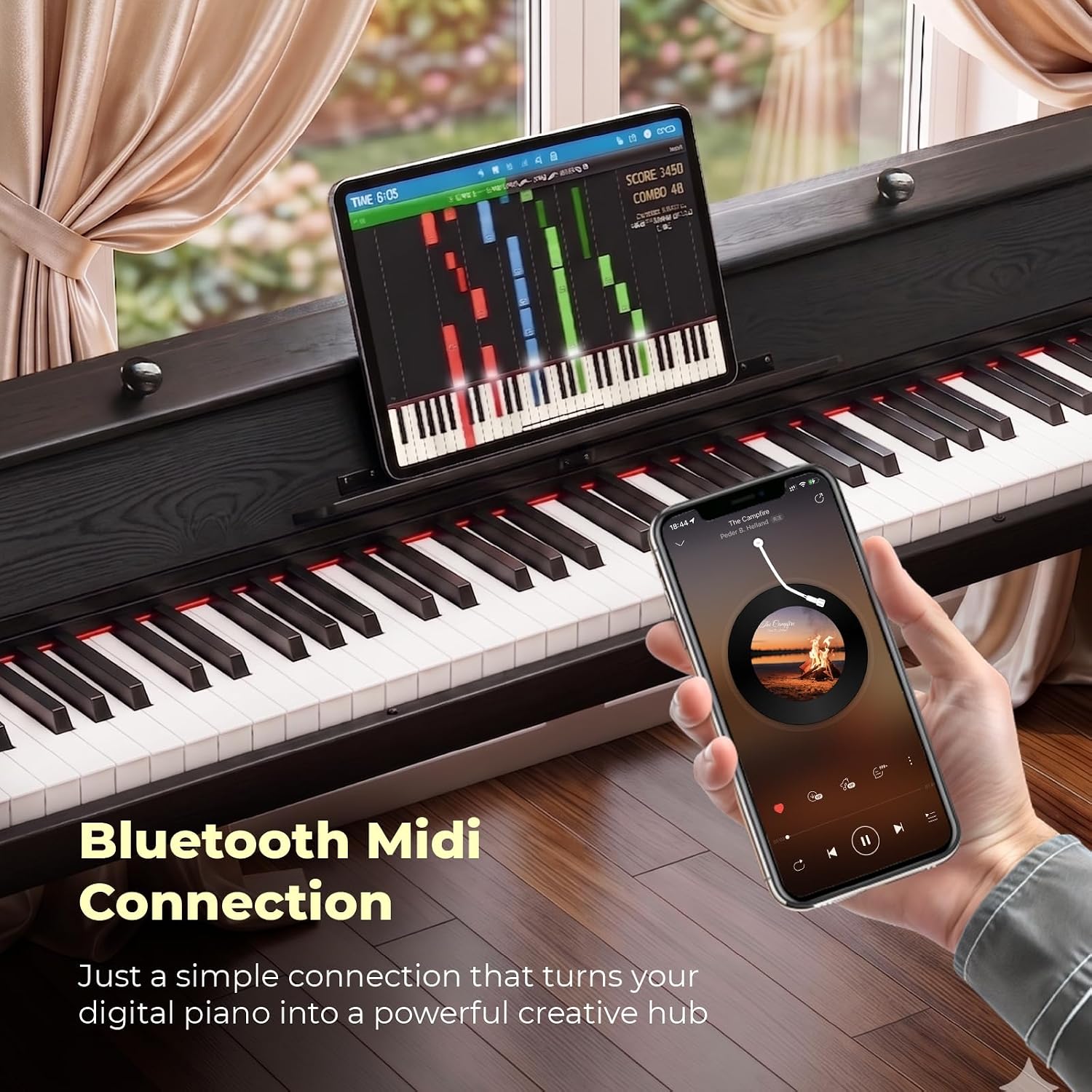 TECLADO PIANO DIGITAL KTAXON 88 TECLAS FULL SIZE - 2
