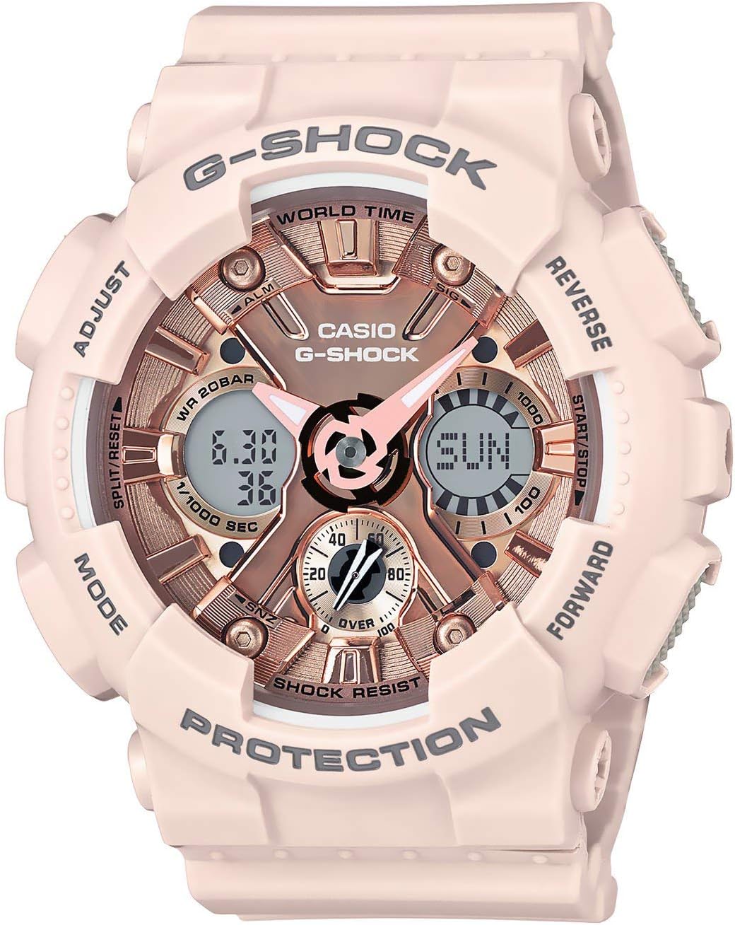 RELOJ DE PULSERA CASIO G-SHOCK GMA-S120MF-4ACR PARA MUJER - 1
