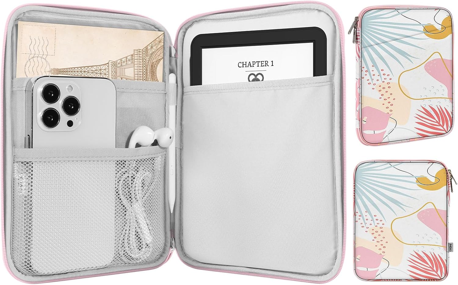 FUNDA PARA EREADER MOKO 6-7 PULGADAS TROPICAL LEAF - 1