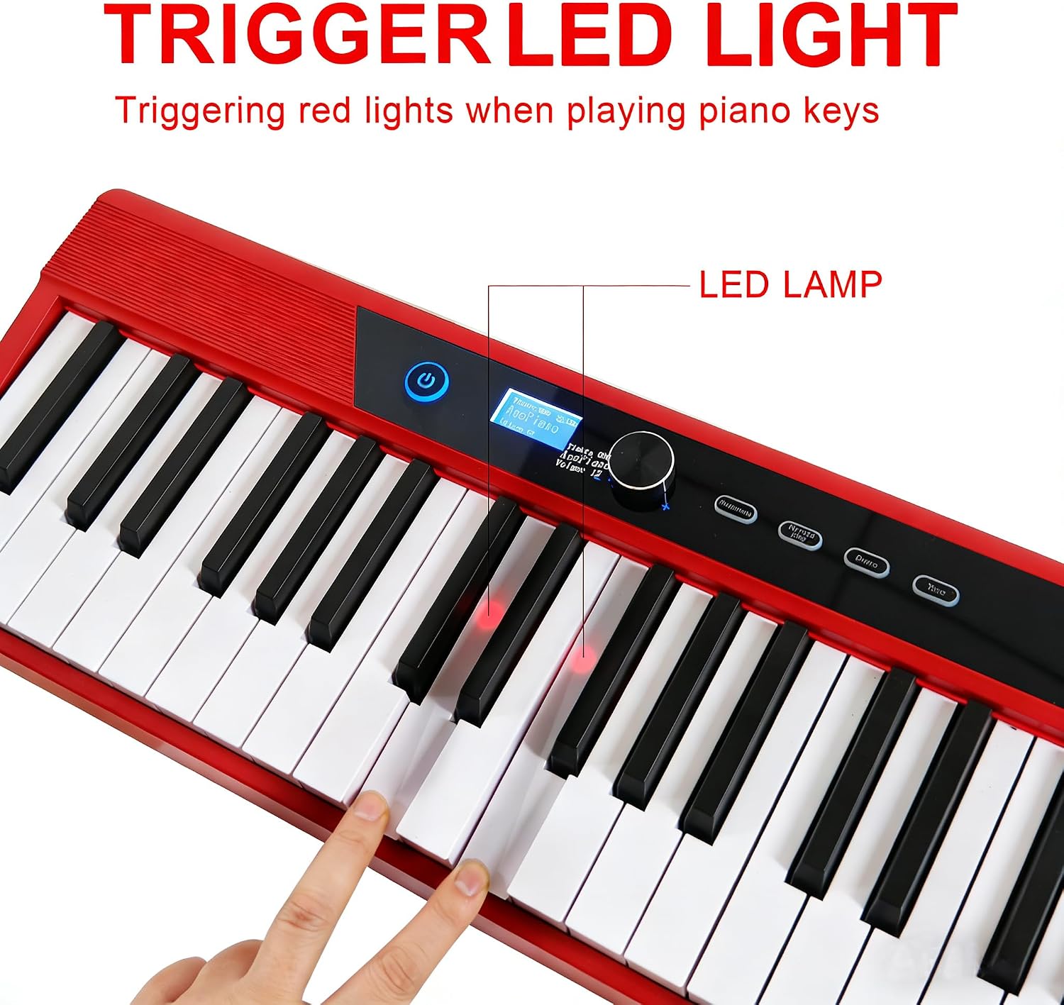 PIANO DIGITAL DELLERSOUND COOLMUSIC 88 TECLAS SEMI-PESADAS PORTÁTIL CON PEDAL SUSTAIN - 3