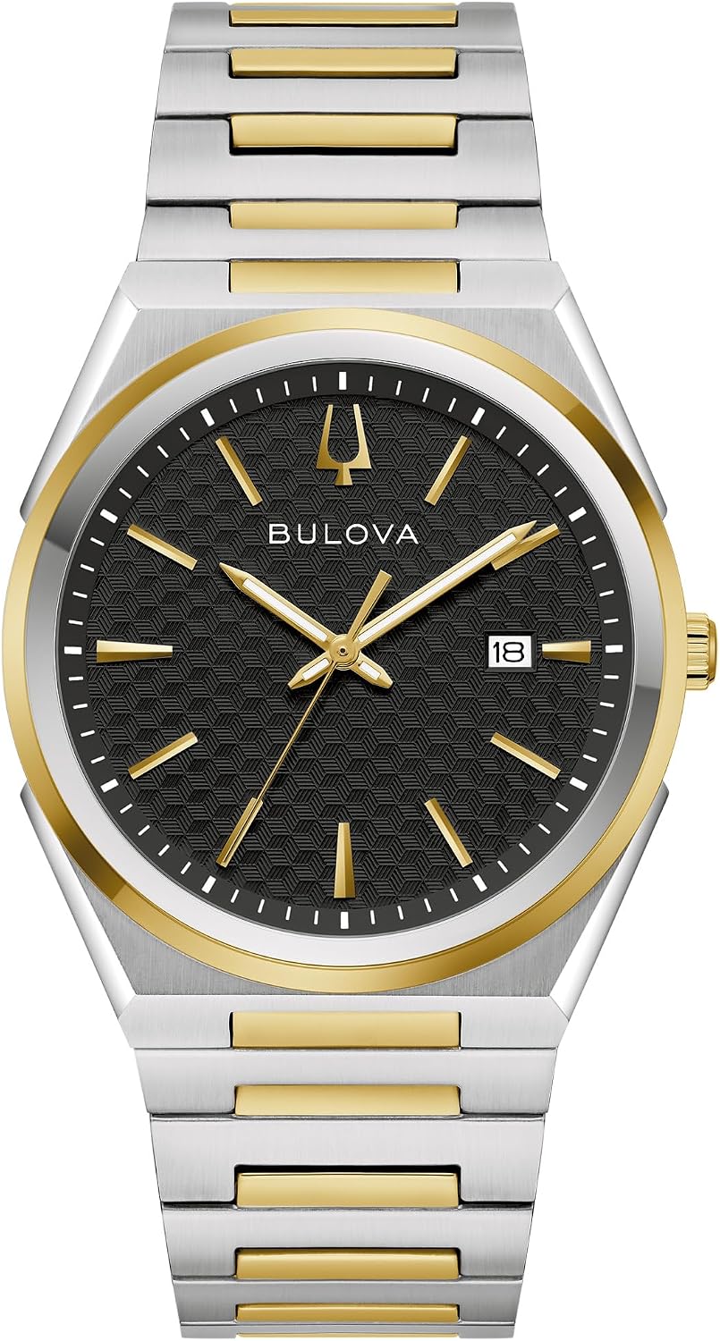 RELOJ DE PULSERA BULOVA CLASSIC QUARTZ BICOLOR ACERO INOXIDABLE 39MM - 1