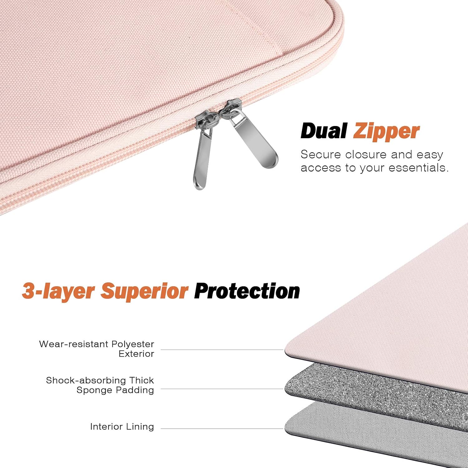 FUNDA PARA TABLET MOKO 9-11 PULGADAS CON BOLSILLO PARA ACCESORIOS - 5