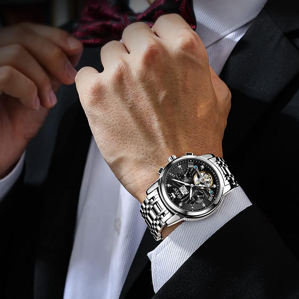 RELOJ DE PULSERA OLEVS AUTOMATIC DORADO PARA HOMBRE - 2