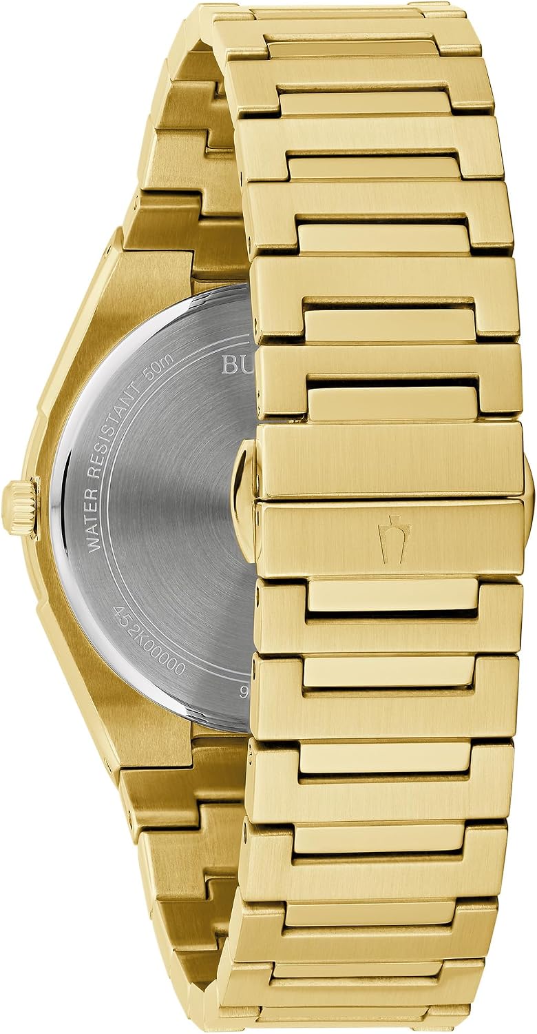 RELOJ DE PULSERA BULOVA CLASSIC QUARTZ BICOLOR ACERO INOXIDABLE 39MM - 2
