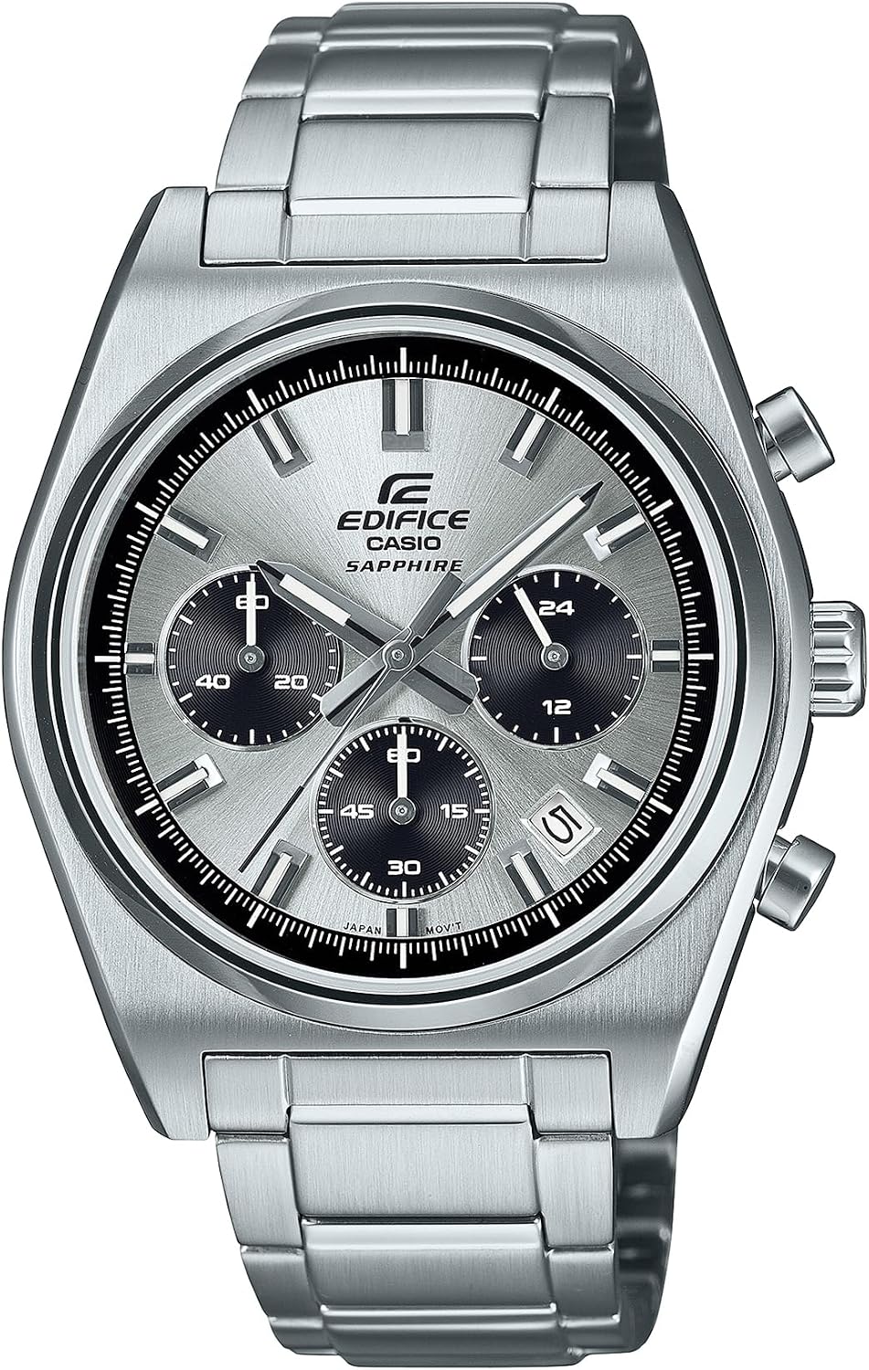 RELOJ DE PULSERA CASIO EFB-730D ACERO PLATEADO - 1