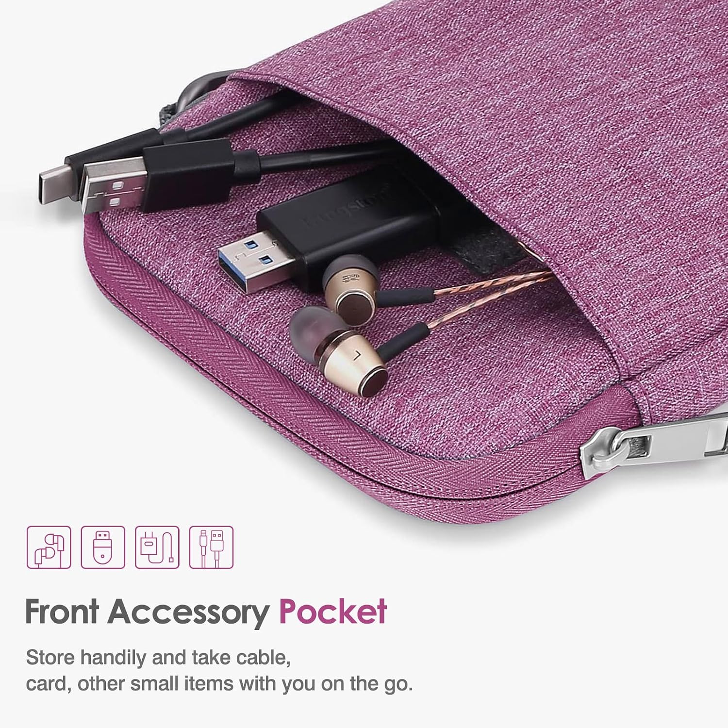 FUNDA ACOLCHONADA PARA EREADER MOKO 6-7 PULGADAS COLORSOFT SIGNATURE EDITION 2024 MORADO - 5