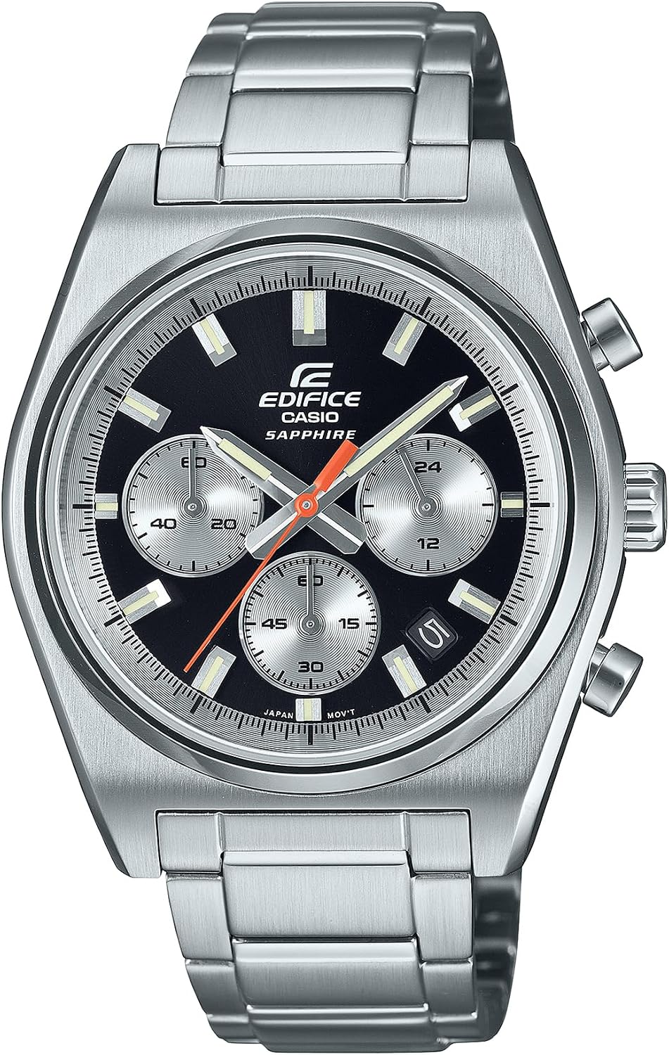 RELOJ DE PULSERA CASIO EFB-730D ACERO CON CRONÓGRAFO Y RESISTENCIA 10 ATM - 1