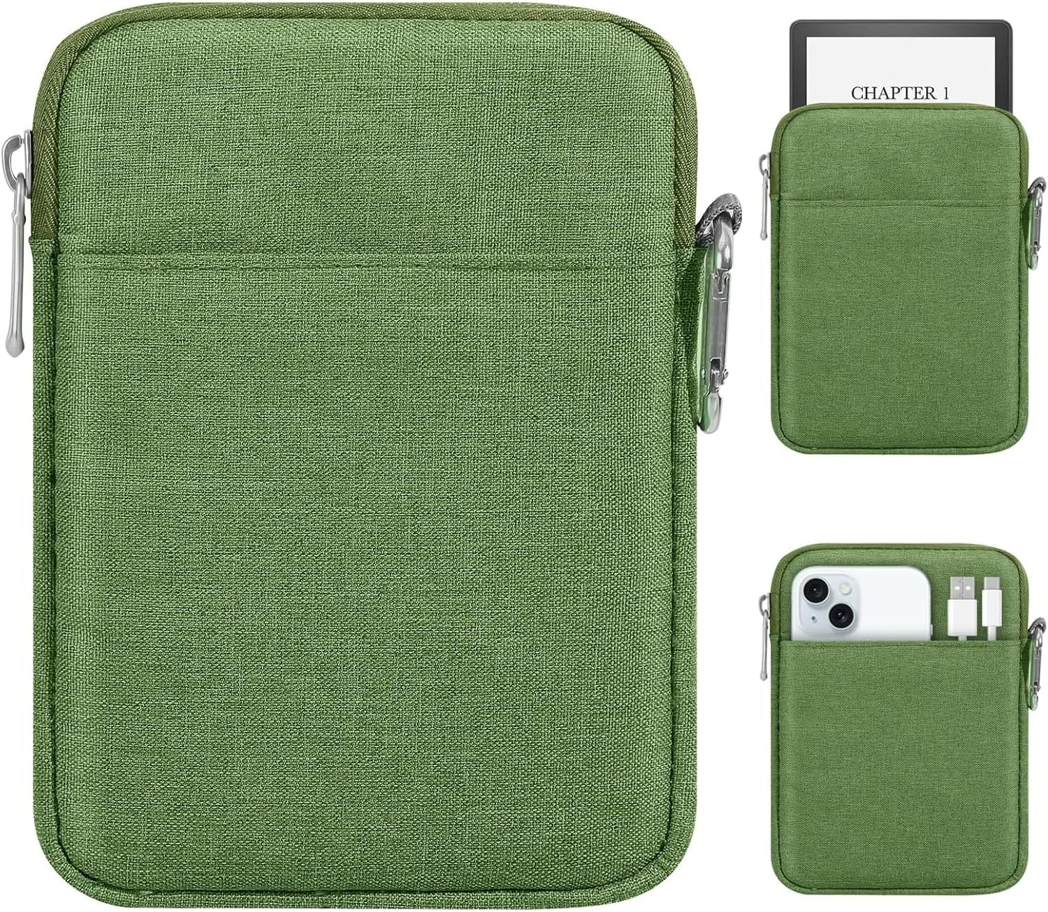 ESTUCHE PARA LECTOR ELECTRÓNICO MOKO COLORSOFT SIGNATURE EDITION 2024 7 PULGADAS VERDE PASTO - 1