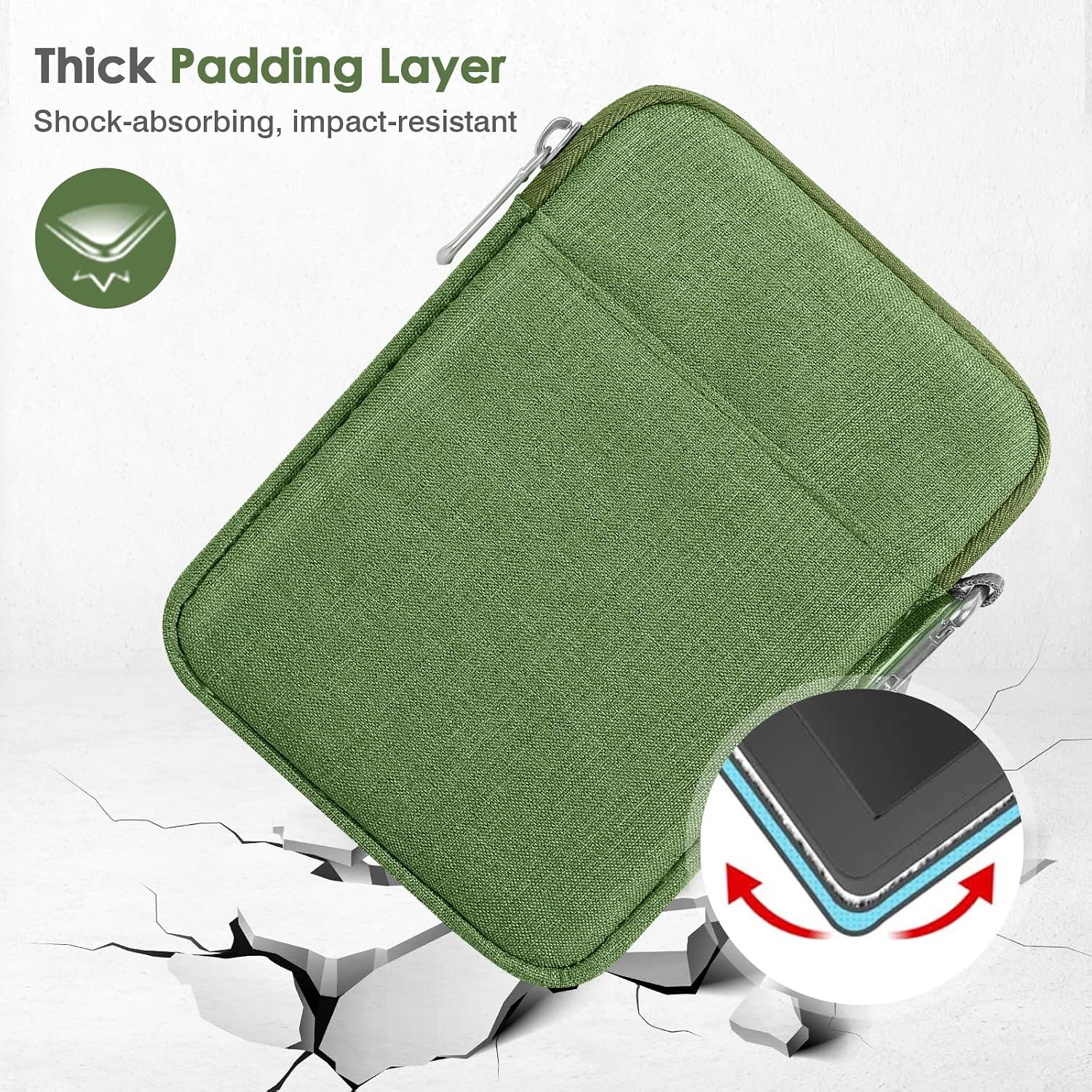 ESTUCHE PARA LECTOR ELECTRÓNICO MOKO COLORSOFT SIGNATURE EDITION 2024 7 PULGADAS VERDE PASTO - 4