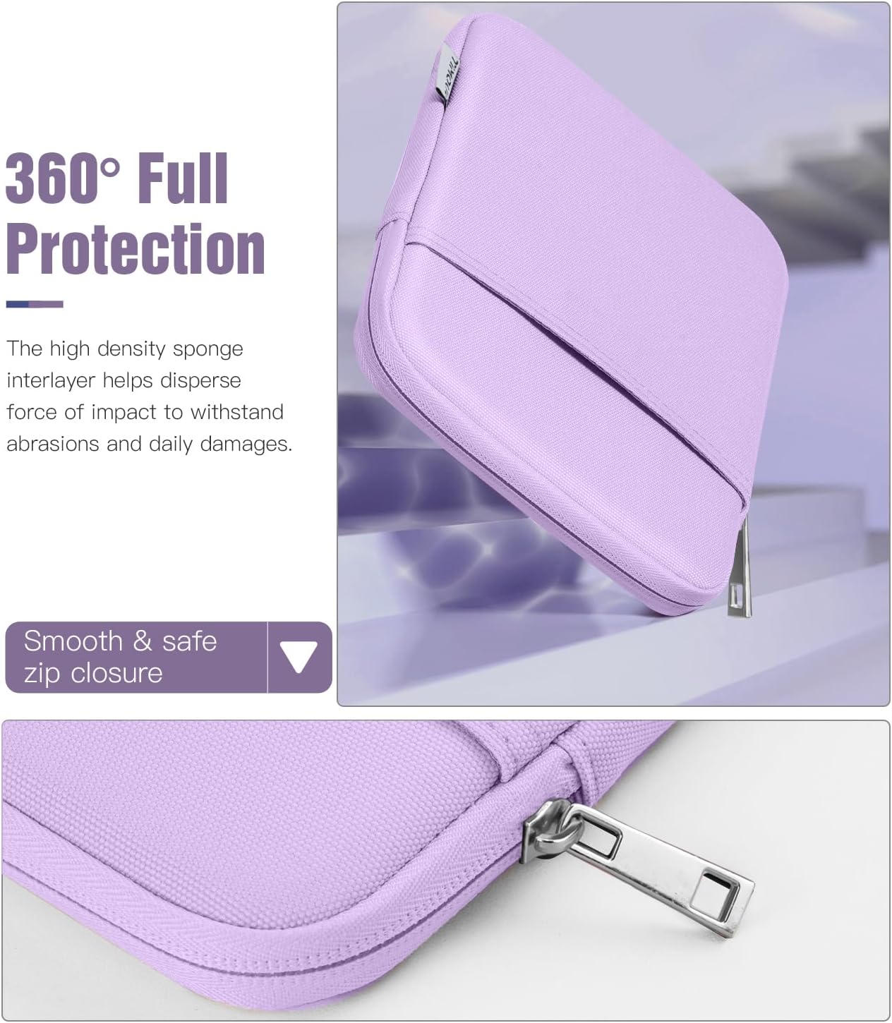 ESTUCHE PARA EREADER TIMOVO 6-7 PULGADAS TARO PÚRPURA - 4
