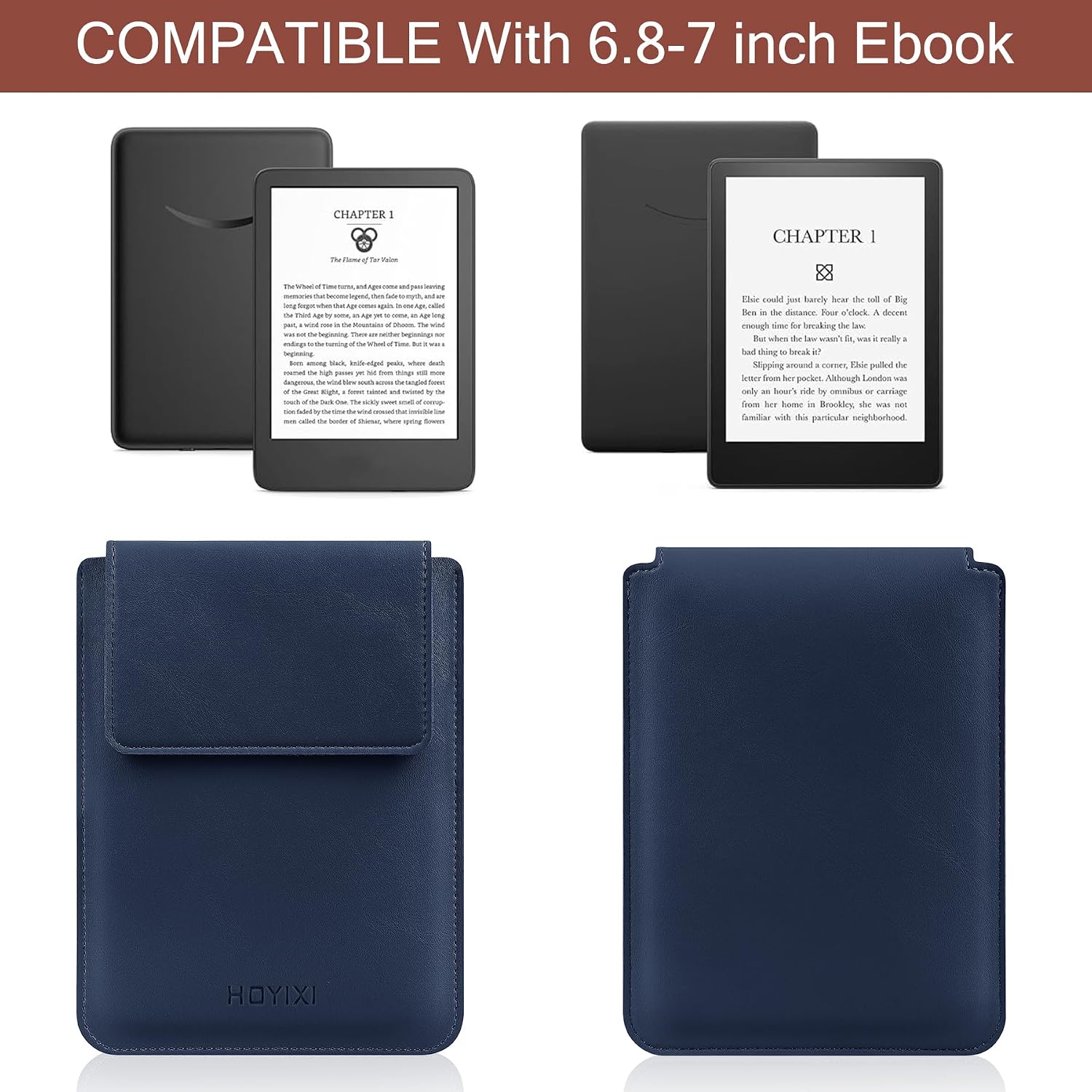 ESTUCHE UNIVERSAL HOYIXI PARA KINDLE PAPERWHITE 6.8' Y KOBO 7' - 2