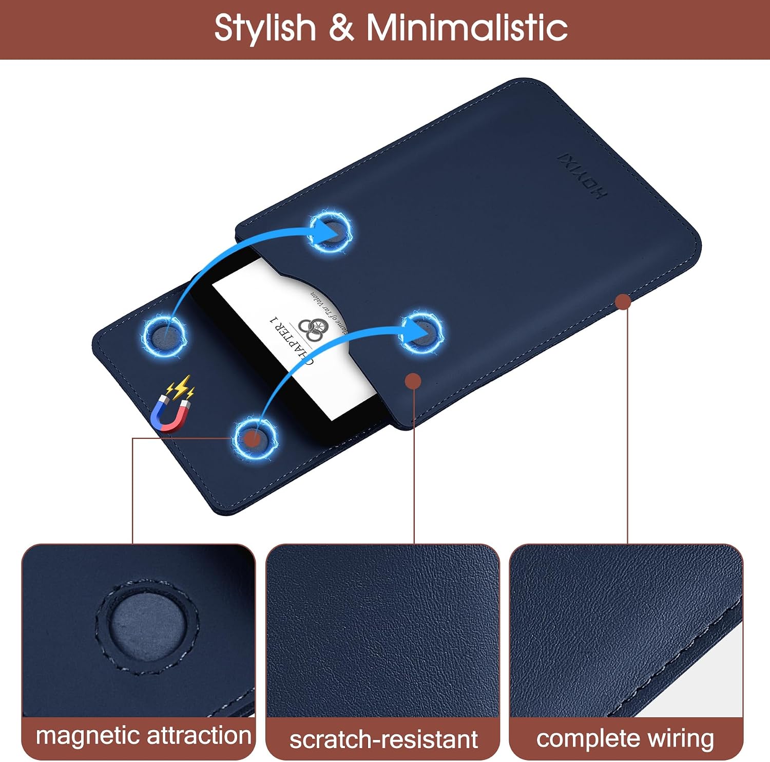 ESTUCHE UNIVERSAL HOYIXI PARA KINDLE PAPERWHITE 6.8' Y KOBO 7' - 4