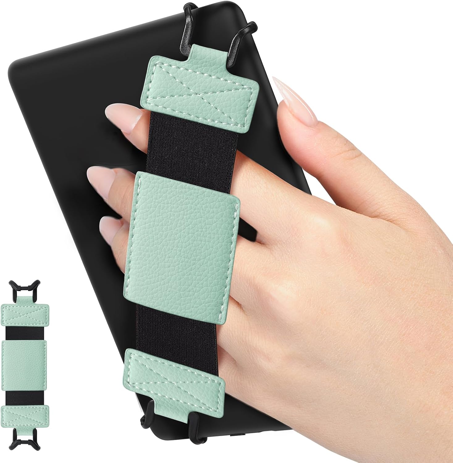 ESTUCHE MOKO SOFT HAND STRAP PARA KINDLE Y FIRE TABLET 6-8 PULGADAS AGAVE - 1