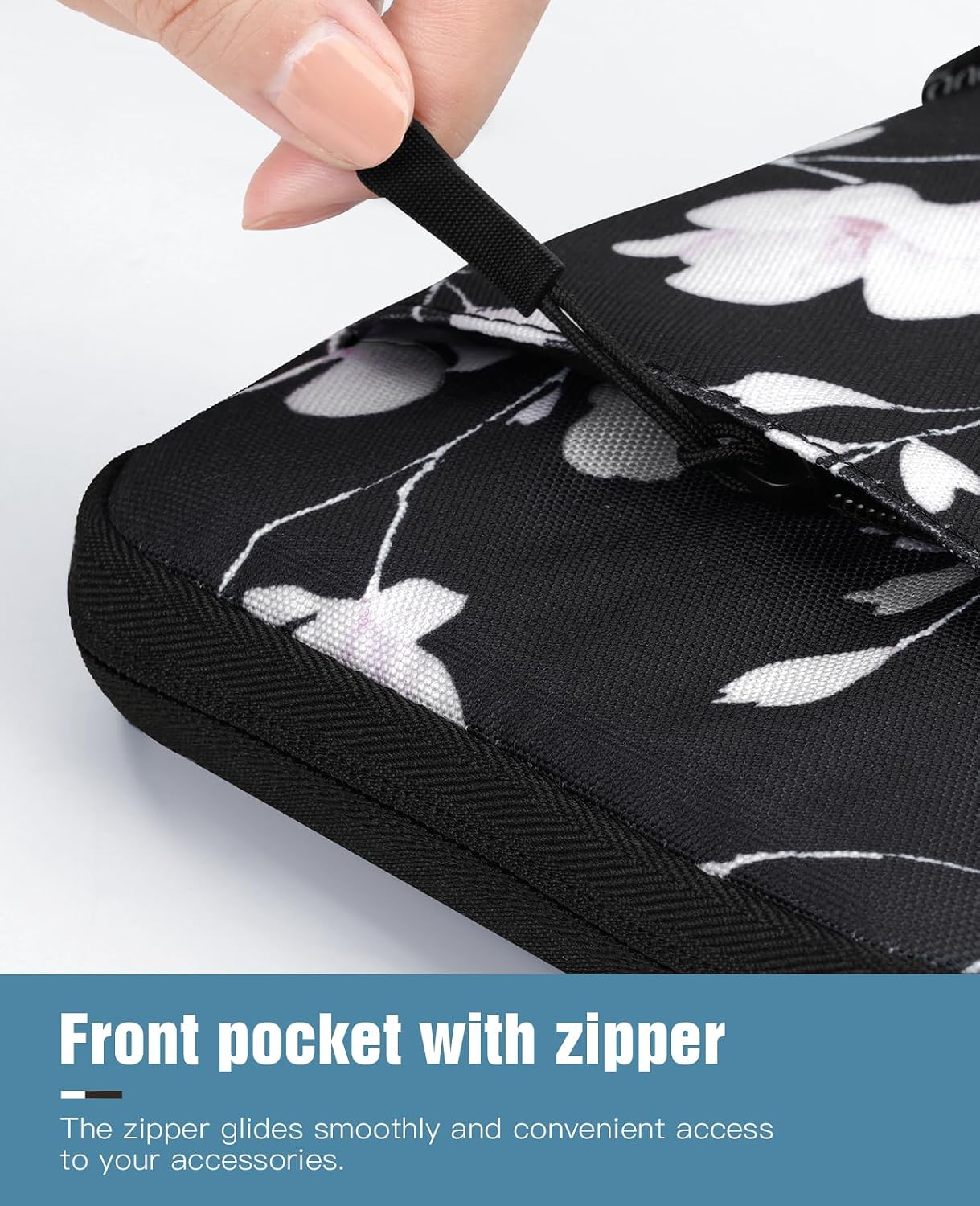 ESTUCHE PARA EREADER TIMOVO 6-7 PULGADAS NEGRO Y BLANCO MAGNOLIA - 3