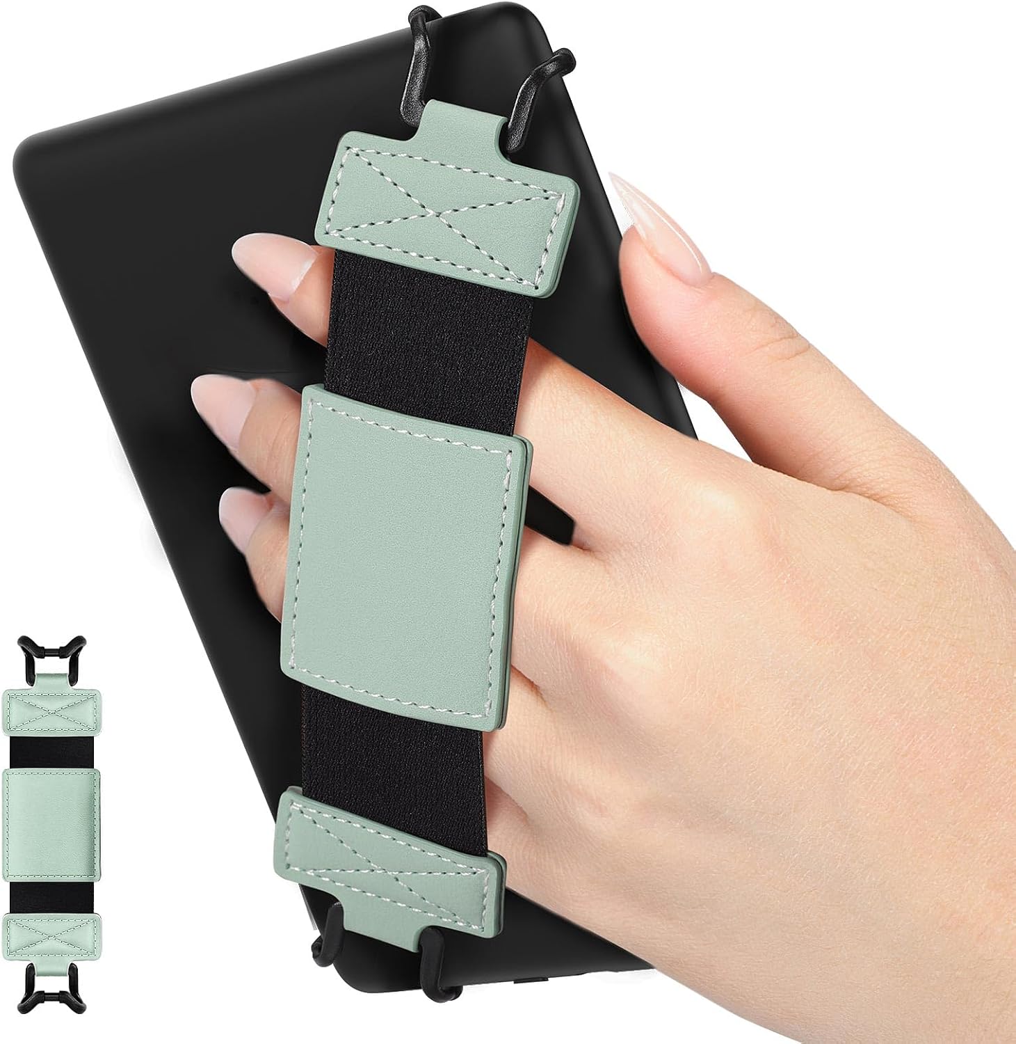 SOPORTE DE MANO MOKO PARA KINDLE Y TABLETS 6-8 PULGADAS VERDE MENTA - 1