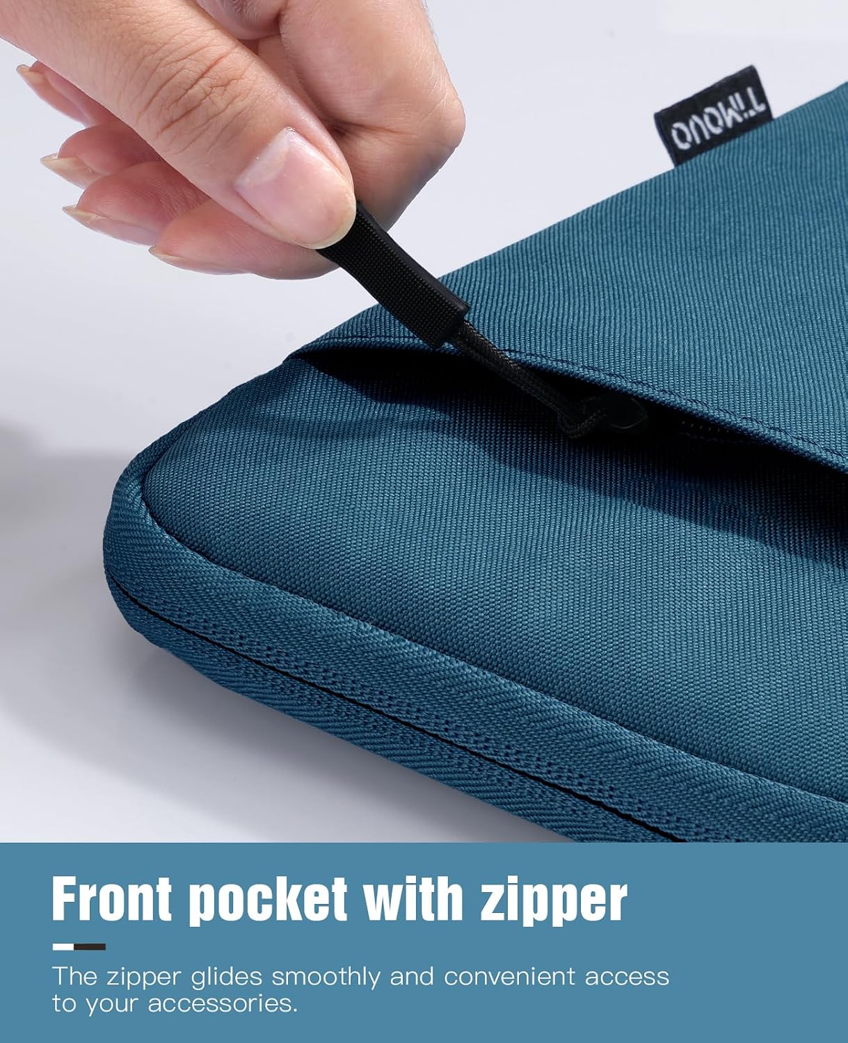 ESTUCHE PARA EREADER TIMOVO 6-7 PULGADAS AZUL PAVO REAL - 3