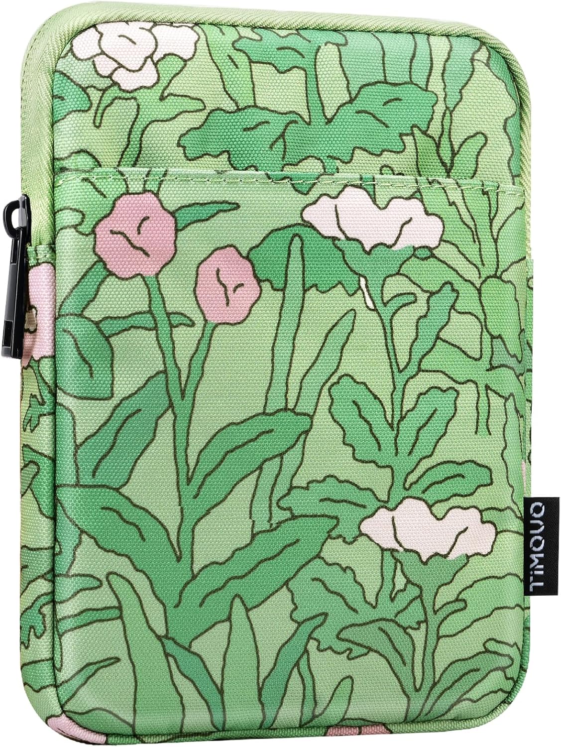 ESTUCHE PARA EREADER TIMOVO 6-7 PULGADAS FLORES VERDE - 1