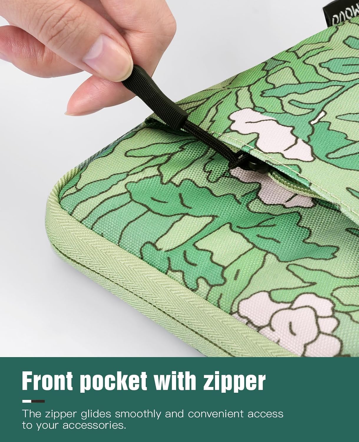 ESTUCHE PARA EREADER TIMOVO 6-7 PULGADAS FLORES VERDE - 3